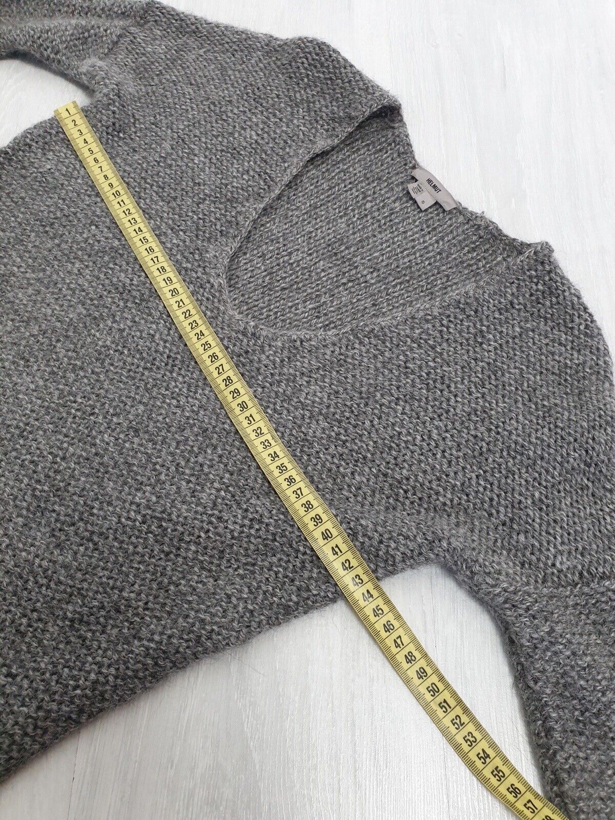 Helmut Lang HELMUT LANG Knitwear Sweater Alpaca/Wool Grau Size S Size S / US 4 / IT 40 - 9 Thumbnail