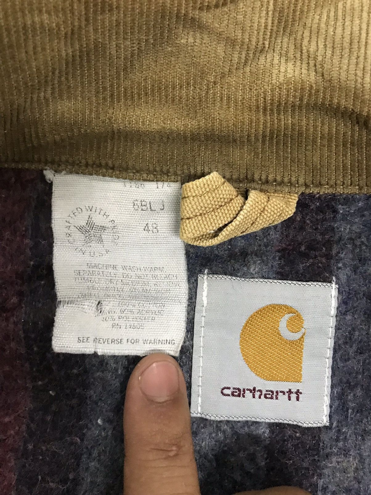 Carhartt × Vintage Vintage Carhartt Faded Sun Detroit Jacket Size US M / EU 48-50 / 2 - 12 Thumbnail