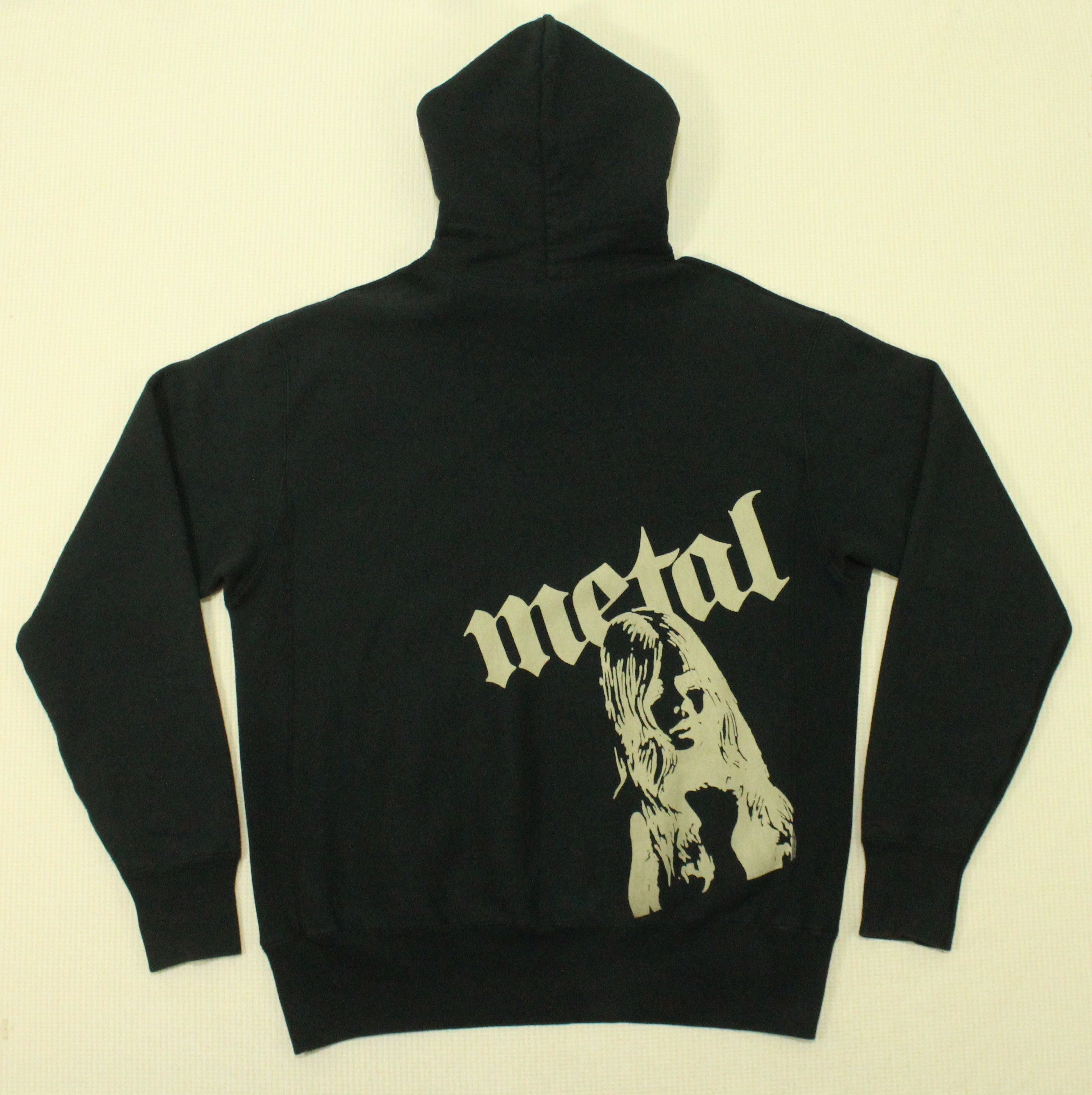 Hysteric Glamour Vintage HYSTERIC GLAMOUR Hoodie Heavy Cotton Metal Brad Pitt Size US L / EU 52-54 / 3 - 8 Thumbnail
