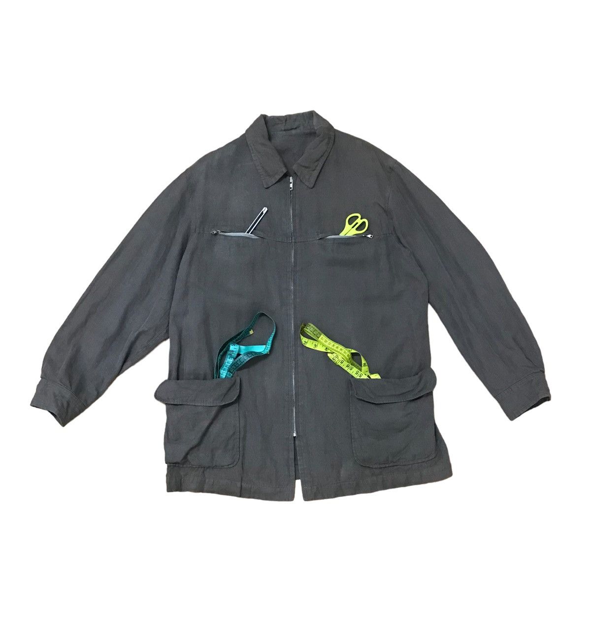 Japanese Brand × Y's for Men × Yohji Yamamoto Ys For Men Yohji Yamamoto Multipocket Jacket Size US L / EU 52-54 / 3 - 1 Thumbnail