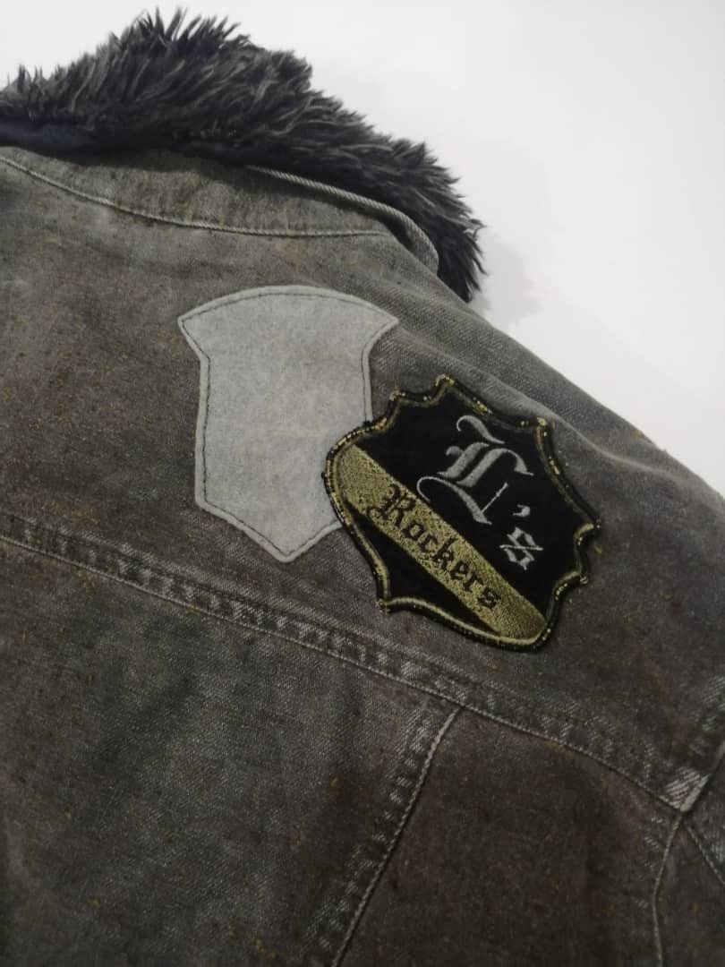 Levi's Vintage Clothing RARE🔥Vintage Levi's Jacket / Rockers / Racing / Patchwork Size US L / EU 52-54 / 3 - 19 Thumbnail