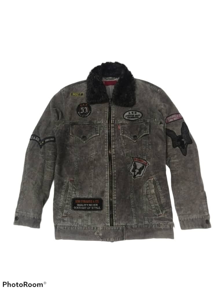 Levi's Vintage Clothing RARE🔥Vintage Levi's Jacket / Rockers / Racing / Patchwork Size US L / EU 52-54 / 3 - 1 Thumbnail