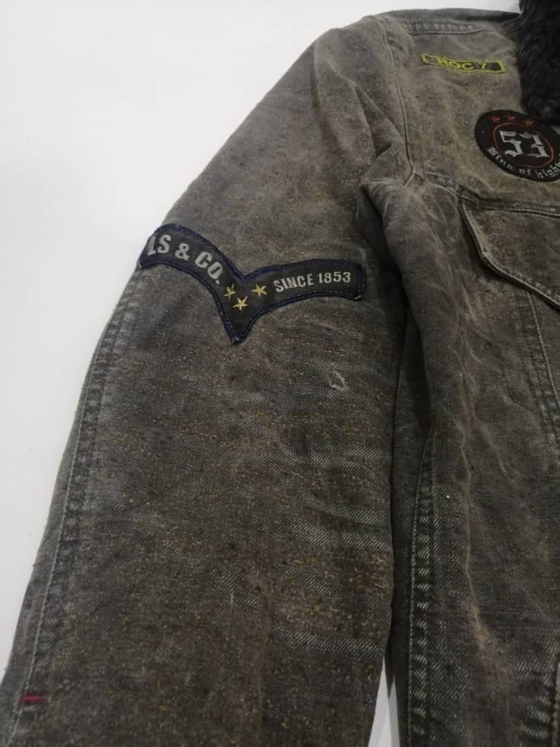 Levi's Vintage Clothing RARE🔥Vintage Levi's Jacket / Rockers / Racing / Patchwork Size US L / EU 52-54 / 3 - 14 Thumbnail