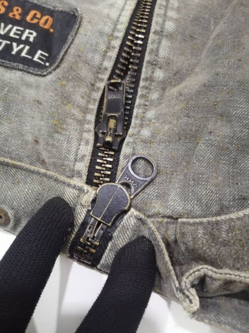 Levi's Vintage Clothing RARE🔥Vintage Levi's Jacket / Rockers / Racing / Patchwork Size US L / EU 52-54 / 3 - 11 Thumbnail