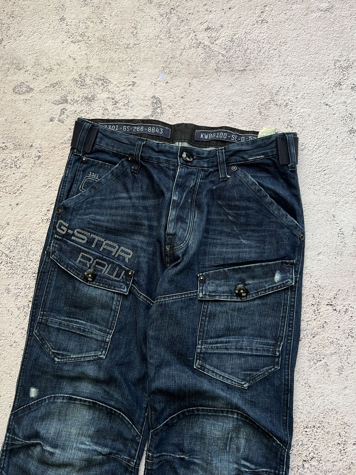 G-Star × Vintage Y2K Vintage G Star Rap Pants Size US 33 - 4 Thumbnail