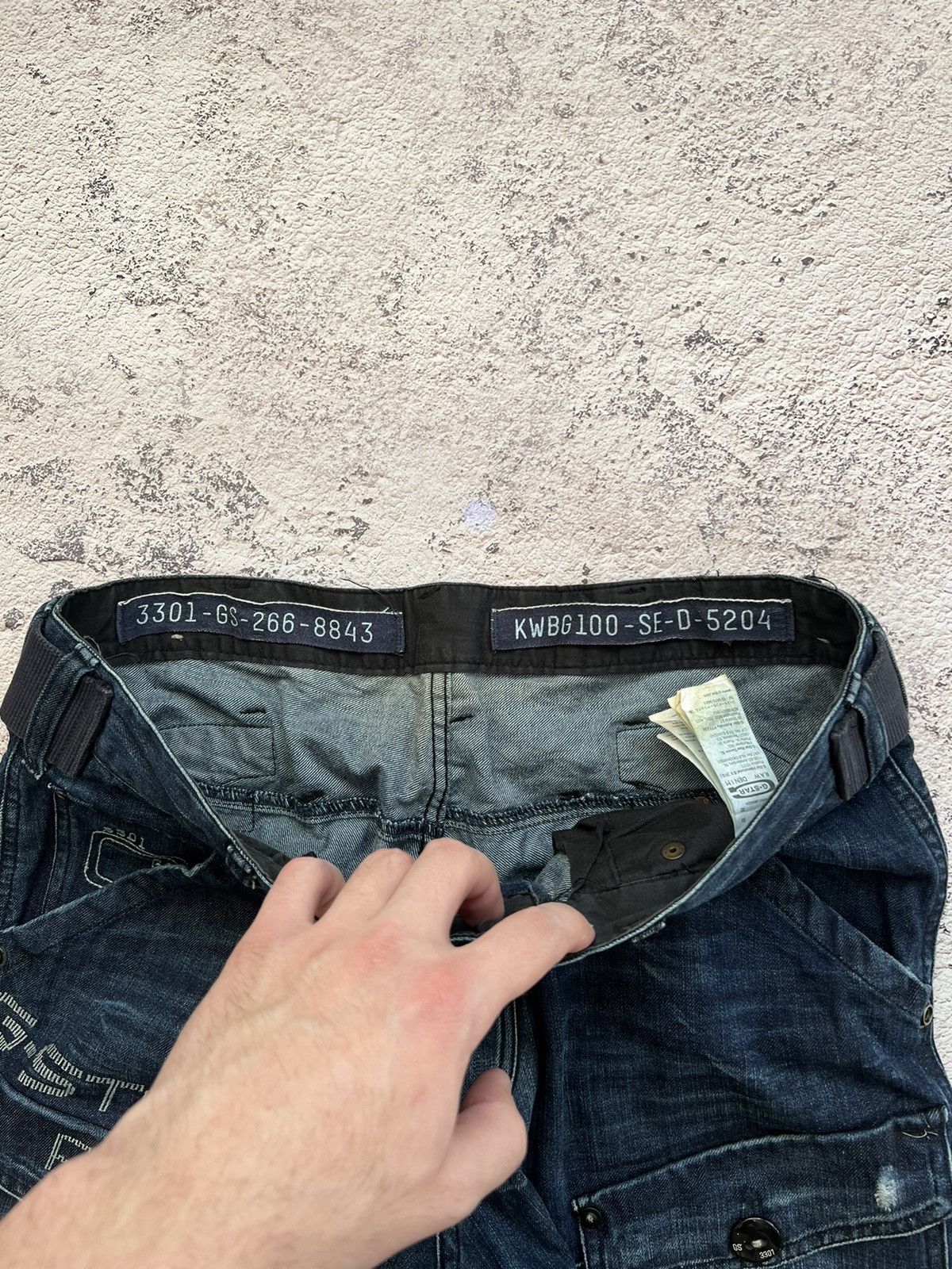 G-Star × Vintage Y2K Vintage G Star Rap Pants Size US 33 - 7 Thumbnail