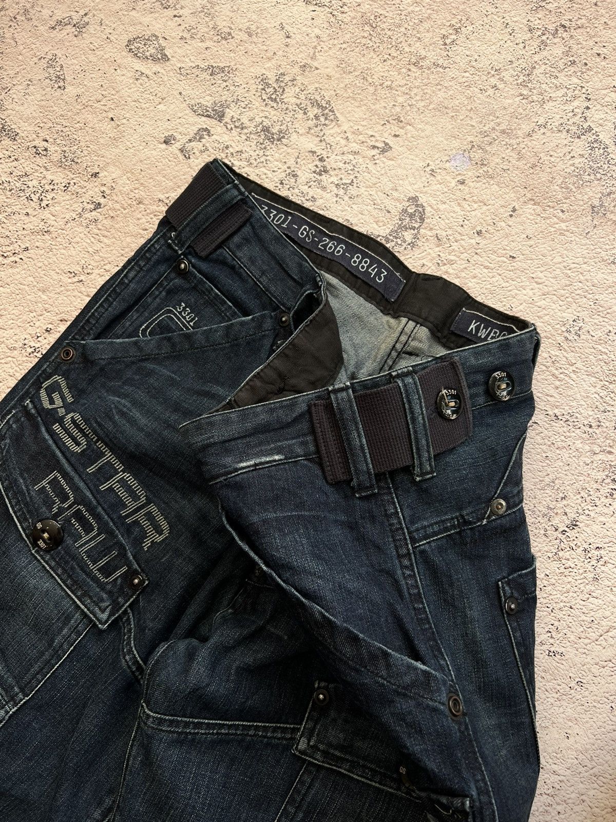 G-Star × Vintage Y2K Vintage G Star Rap Pants Size US 33 - 2 Thumbnail