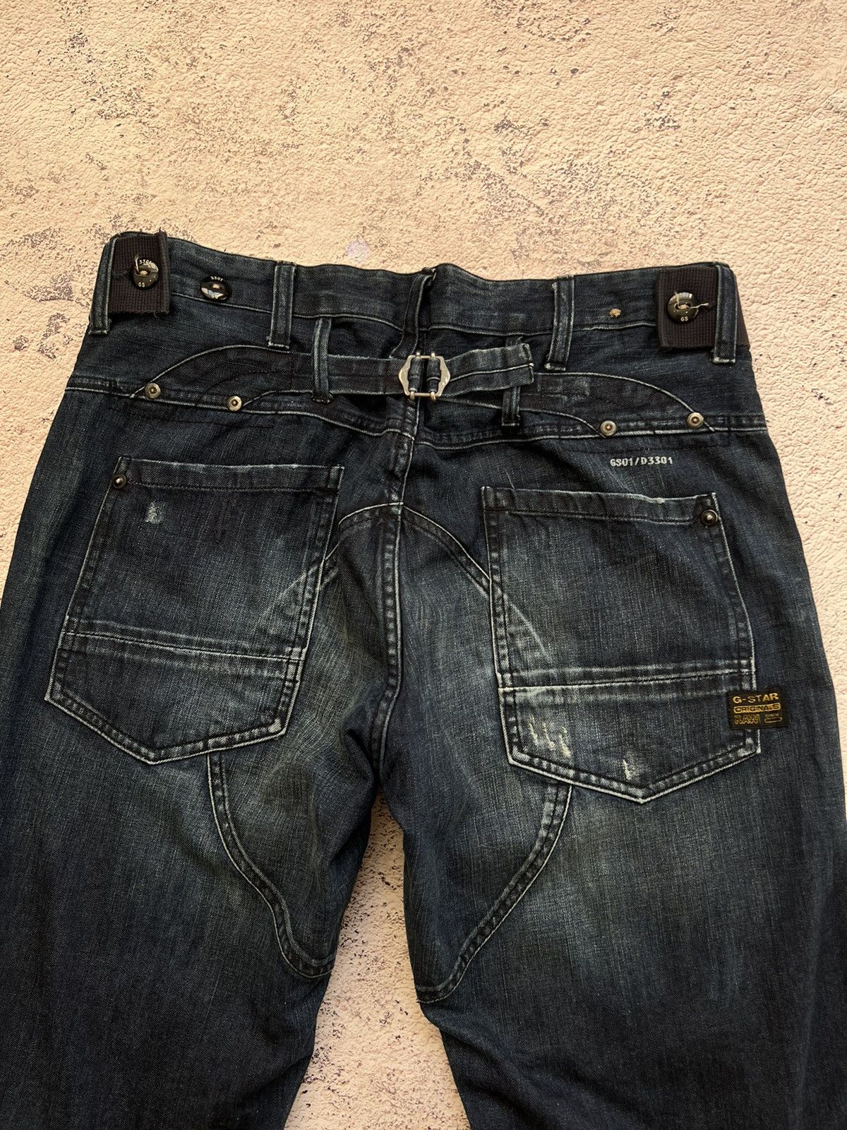 G-Star × Vintage Y2K Vintage G Star Rap Pants Size US 33 - 10 Thumbnail