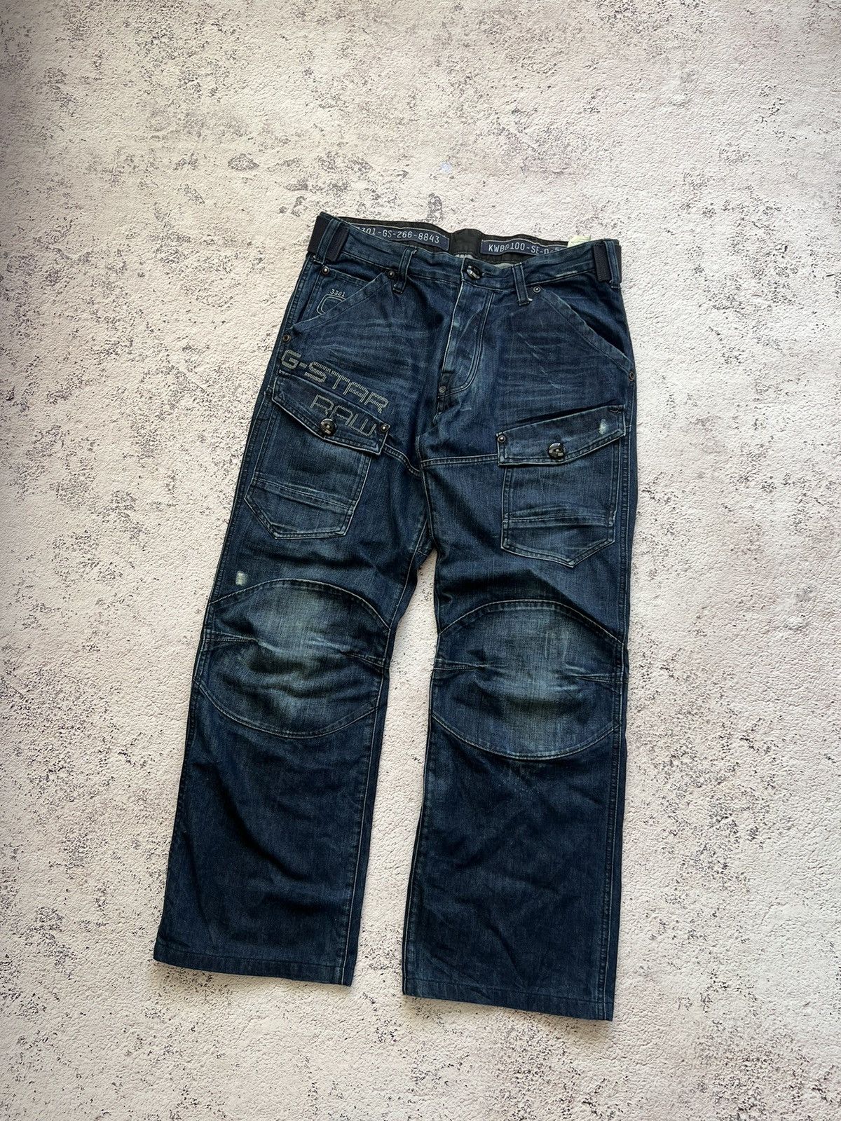 G-Star × Vintage Y2K Vintage G Star Rap Pants Size US 33 - 3 Thumbnail