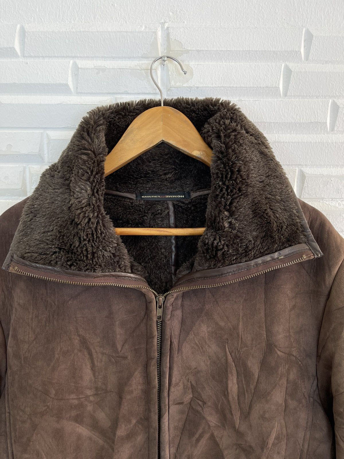 Jean Paul Gaultier ❌BINDING’OFFER❌JPG HOMME VINTAGE SHEARLING FAUXFUR LEATHER Size US M / EU 48-50 / 2 - 11 Thumbnail