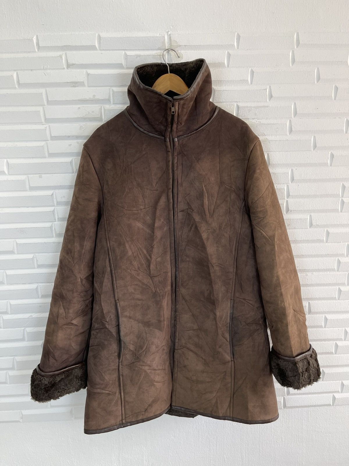 Jean Paul Gaultier ❌BINDING’OFFER❌JPG HOMME VINTAGE SHEARLING FAUXFUR LEATHER Size US M / EU 48-50 / 2 - 5 Thumbnail