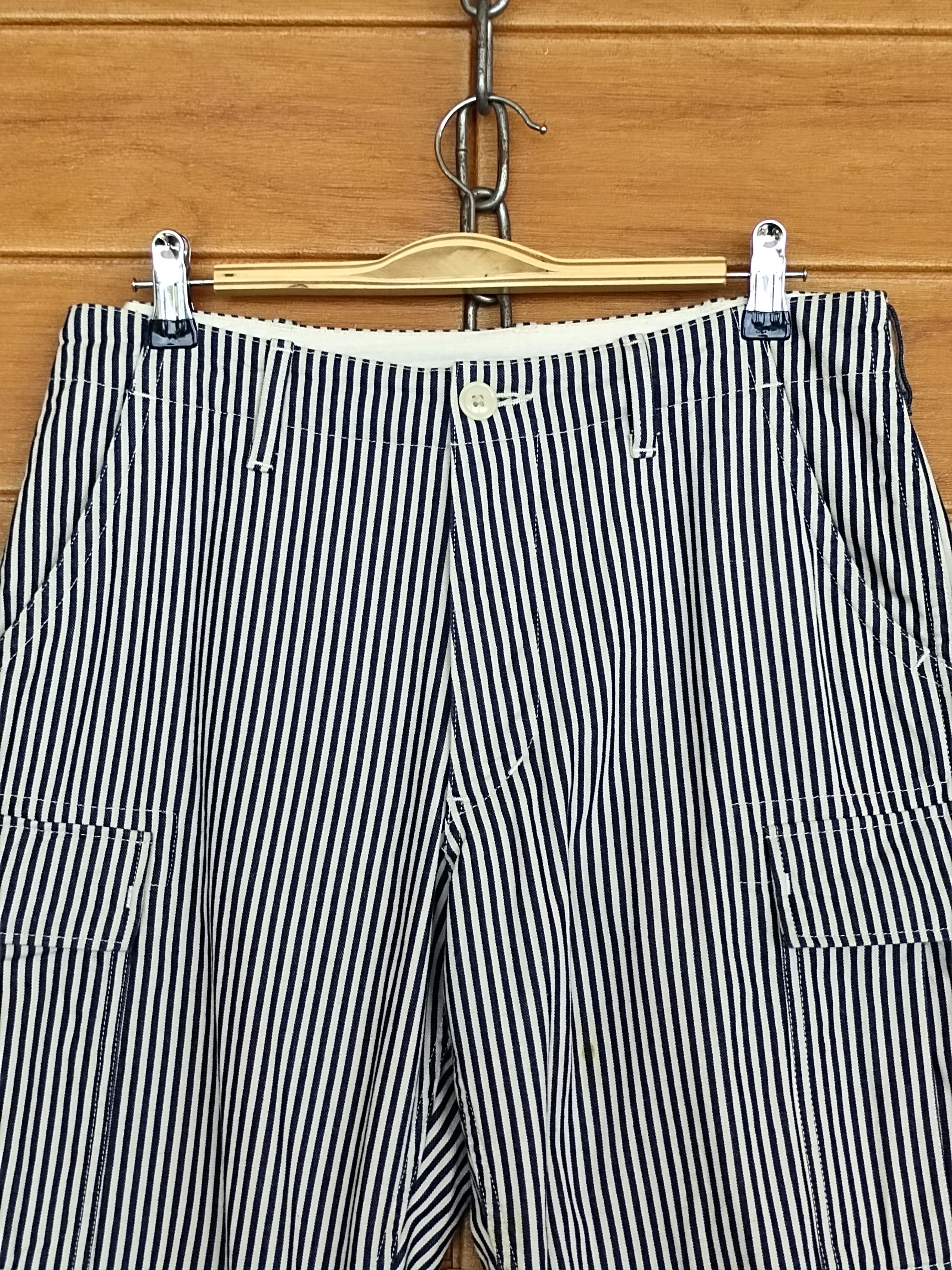 Sanca SANCA Japan Hickory Monkey Cargo Denim Pants Sample Size US 30 / EU 46 - 4 Thumbnail