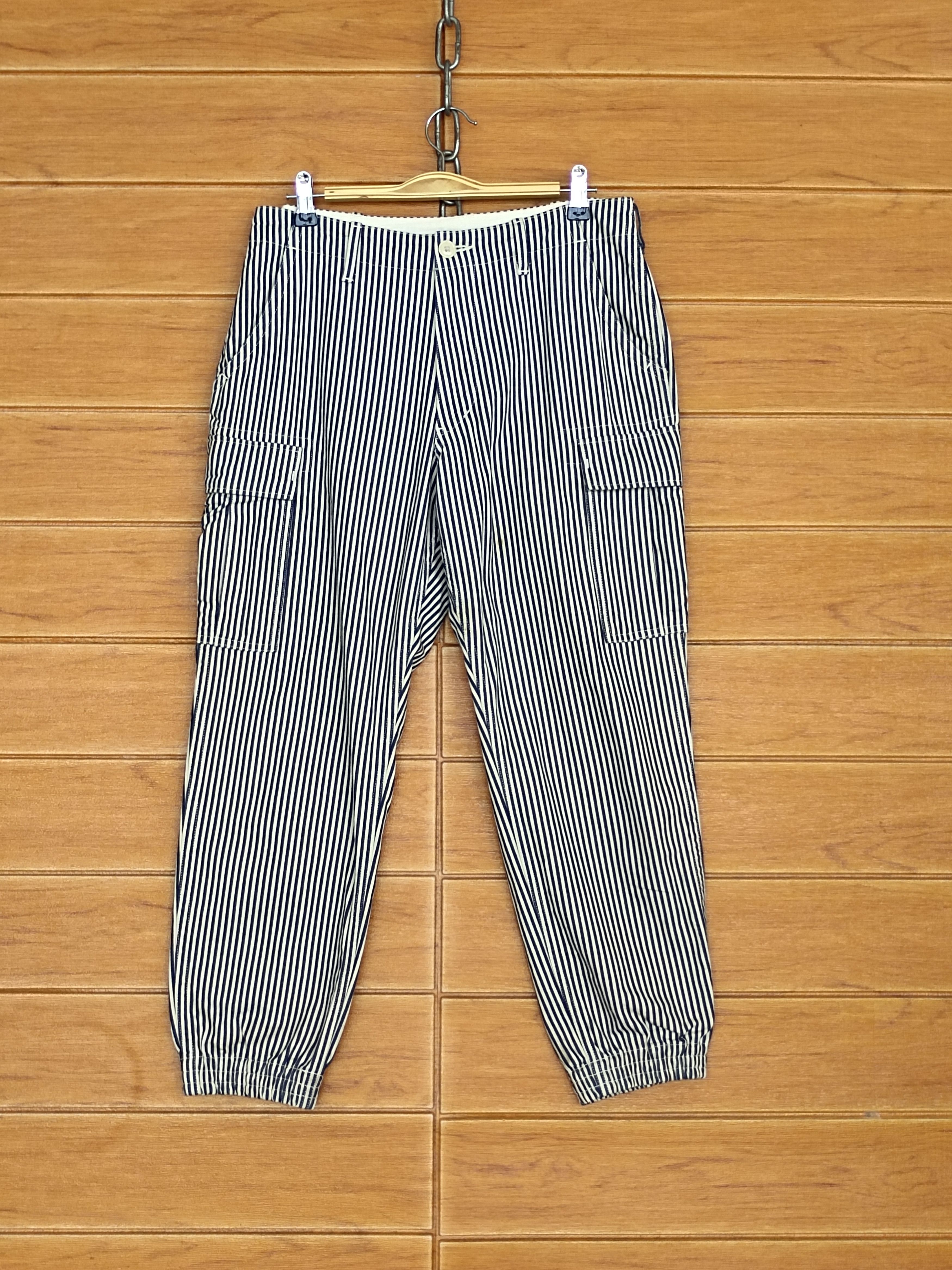Sanca SANCA Japan Hickory Monkey Cargo Denim Pants Sample Size US 30 / EU 46 - 3 Thumbnail