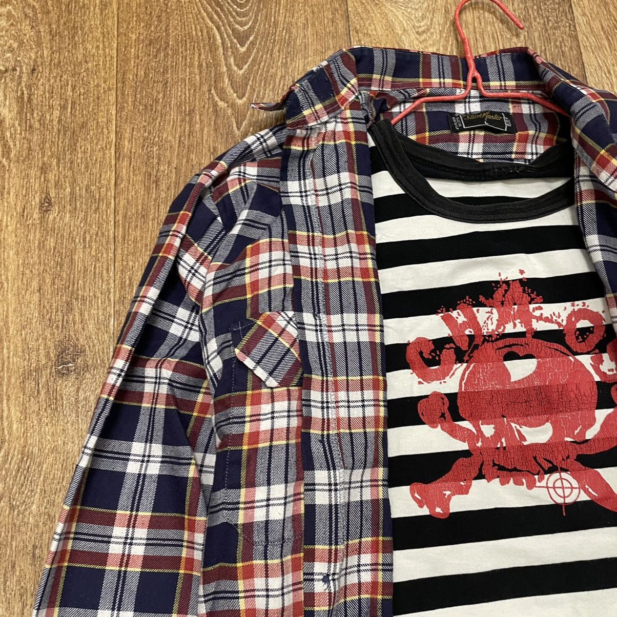 Vintage Vintage Y2K Checkered Shirt Oversized Grunge Streetwear L Size US L / EU 52-54 / 3 - 4 Thumbnail
