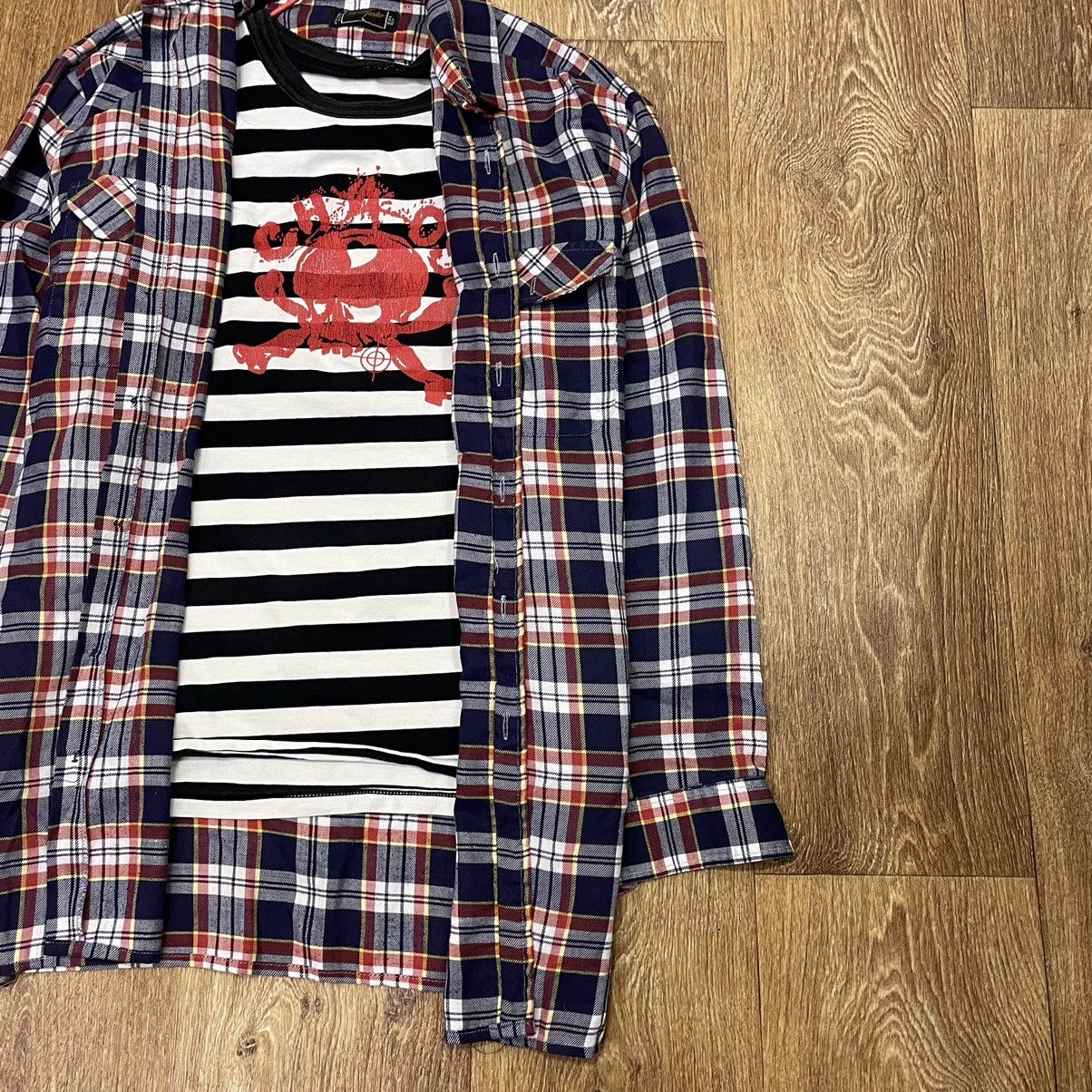 Vintage Vintage Y2K Checkered Shirt Oversized Grunge Streetwear L Size US L / EU 52-54 / 3 - 2 Thumbnail