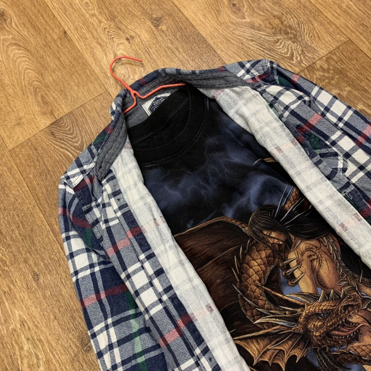 Vintage Vintage Y2K Checkered Shirt Oversized Grunge Streetwear M Size US M / EU 48-50 / 2 - 5 Thumbnail