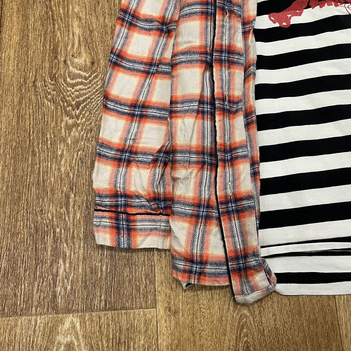 Vintage Vintage Y2K Checkered Shirt Striped Graphic Tee Layering S Size US S / EU 44-46 / 1 - 3 Thumbnail
