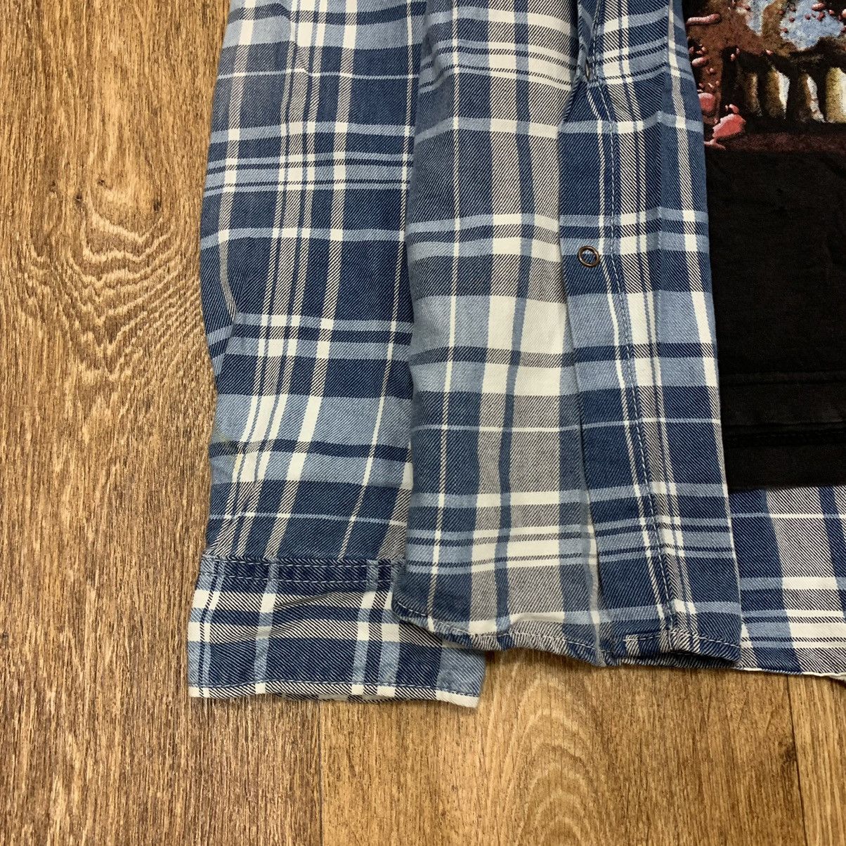 Vintage Vintage 90s Plaid Shirt Grunge Skate Layering Piece Logo L Size US L / EU 52-54 / 3 - 4 Thumbnail