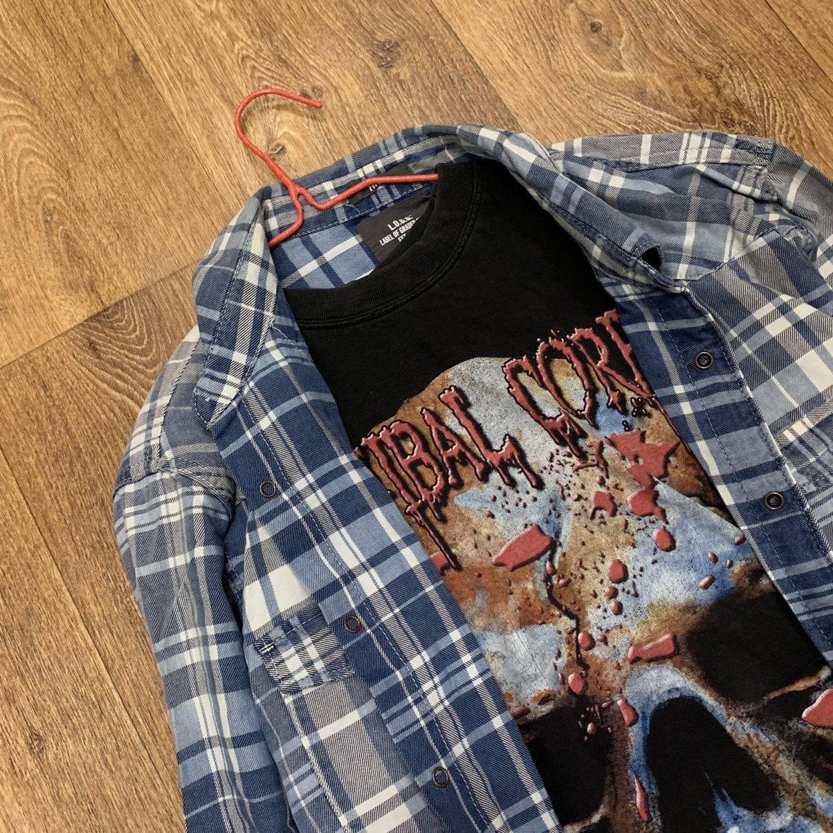 Vintage Vintage 90s Plaid Shirt Grunge Skate Layering Piece Logo L Size US L / EU 52-54 / 3 - 5 Thumbnail