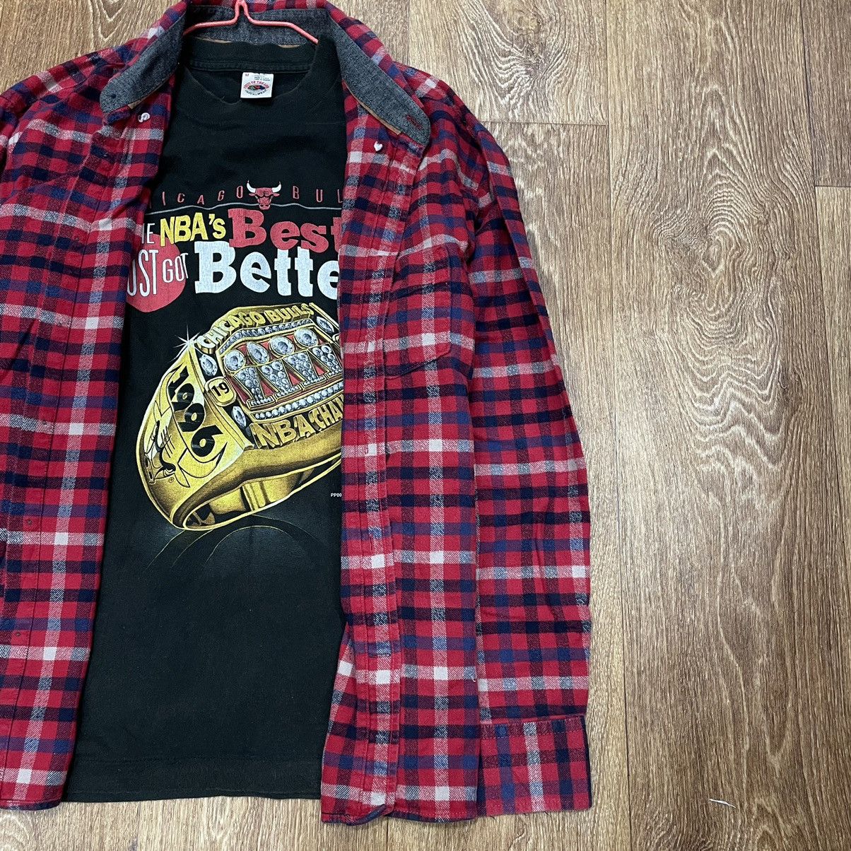 Flannel Vintage 90s Plaid Flannel Shirt Y2K Streetwear Checkered Size US XL / EU 56 / 4 - 2 Thumbnail