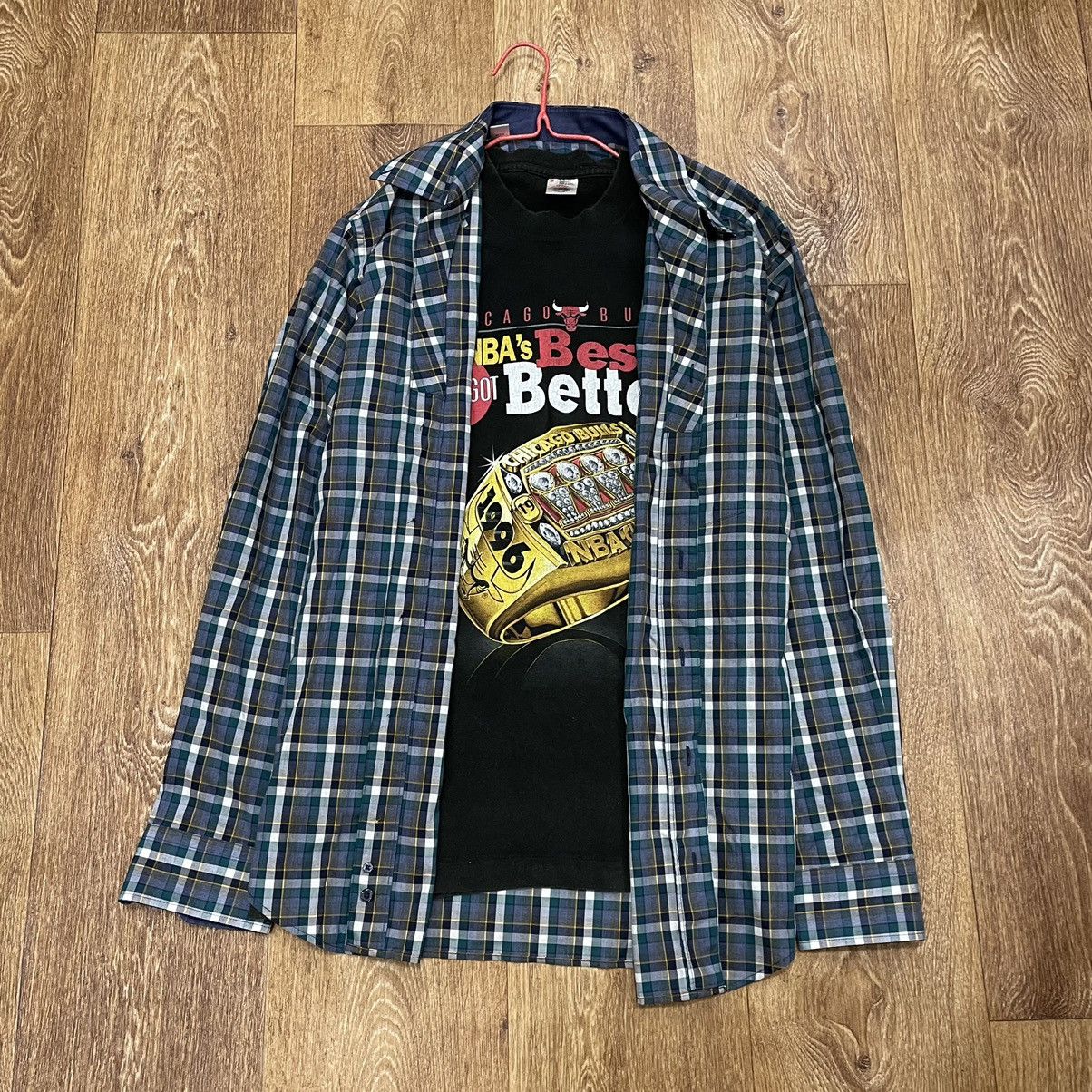 Vintage Vintage Y2K Checkered Shirt Grunge Streetwear Oversized L Size US L / EU 52-54 / 3 - 1 Thumbnail