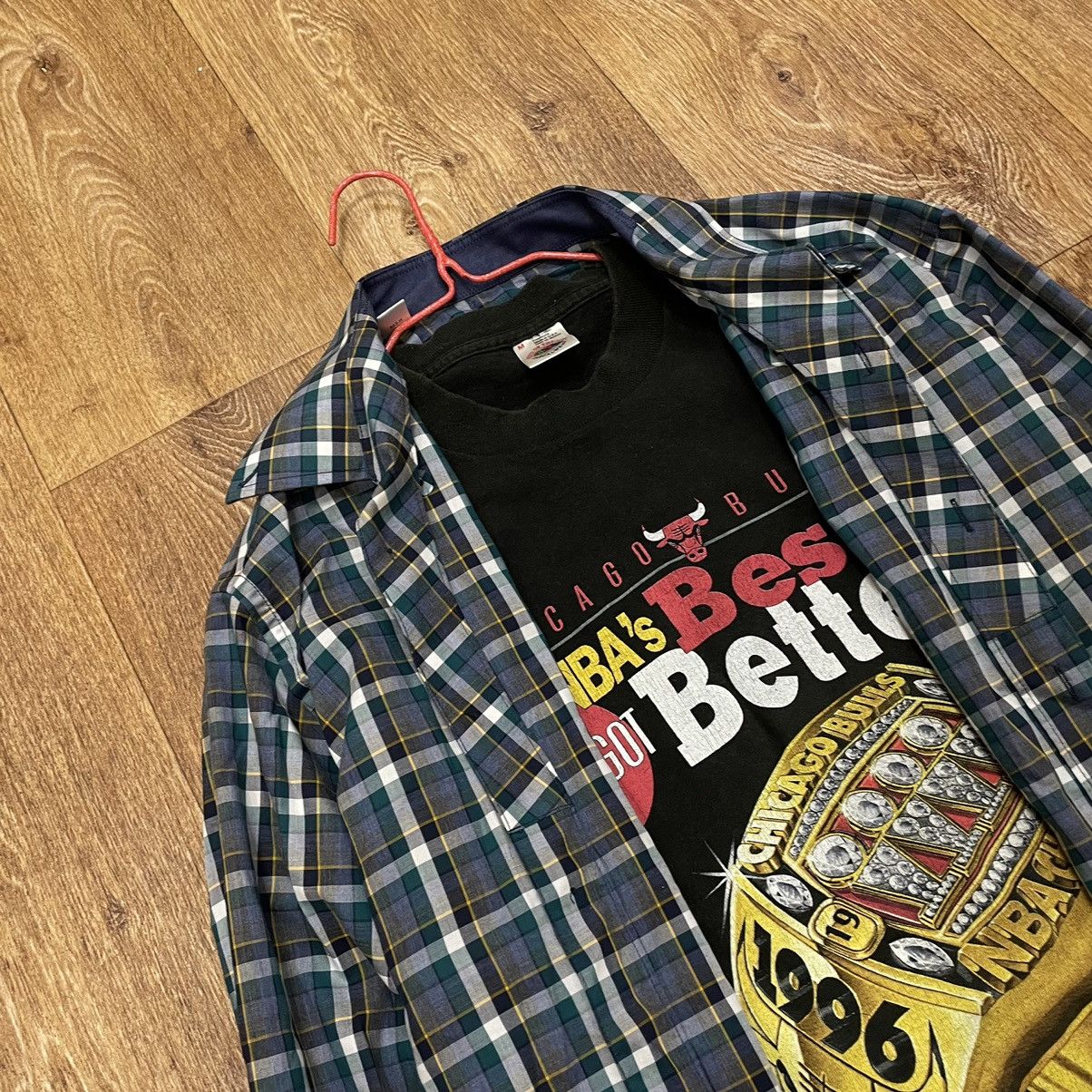 Vintage Vintage Y2K Checkered Shirt Grunge Streetwear Oversized L Size US L / EU 52-54 / 3 - 5 Thumbnail