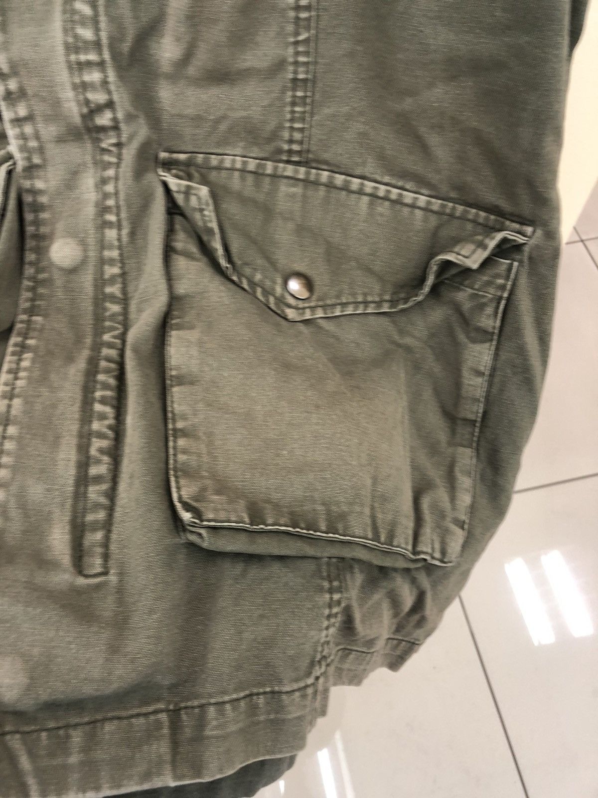 Japanese Brand Bayleaf PARKA 4 pocket material like denim OVERSIZED Size US XXL / EU 58 / 5 - 4 Thumbnail