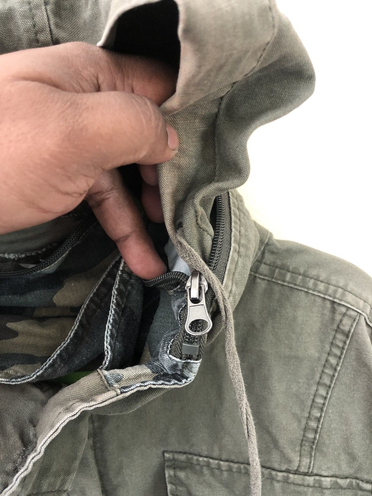 Japanese Brand Bayleaf PARKA 4 pocket material like denim OVERSIZED Size US XXL / EU 58 / 5 - 7 Thumbnail