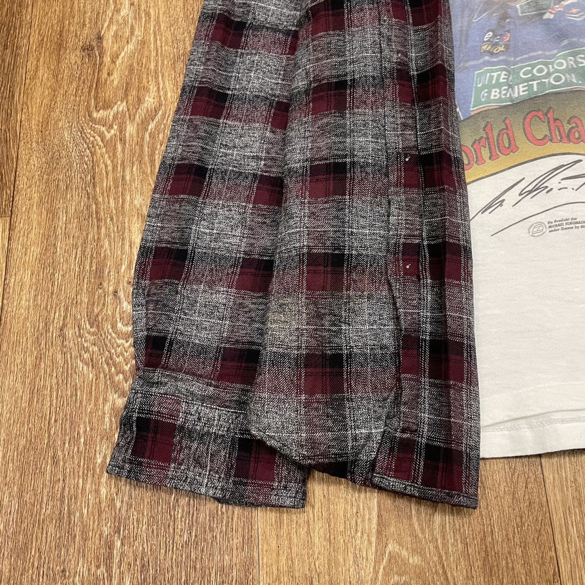 Vintage Vintage 90s Checkered Shirt Grunge Streetwear Thrashed XL Size US XL / EU 56 / 4 - 4 Thumbnail