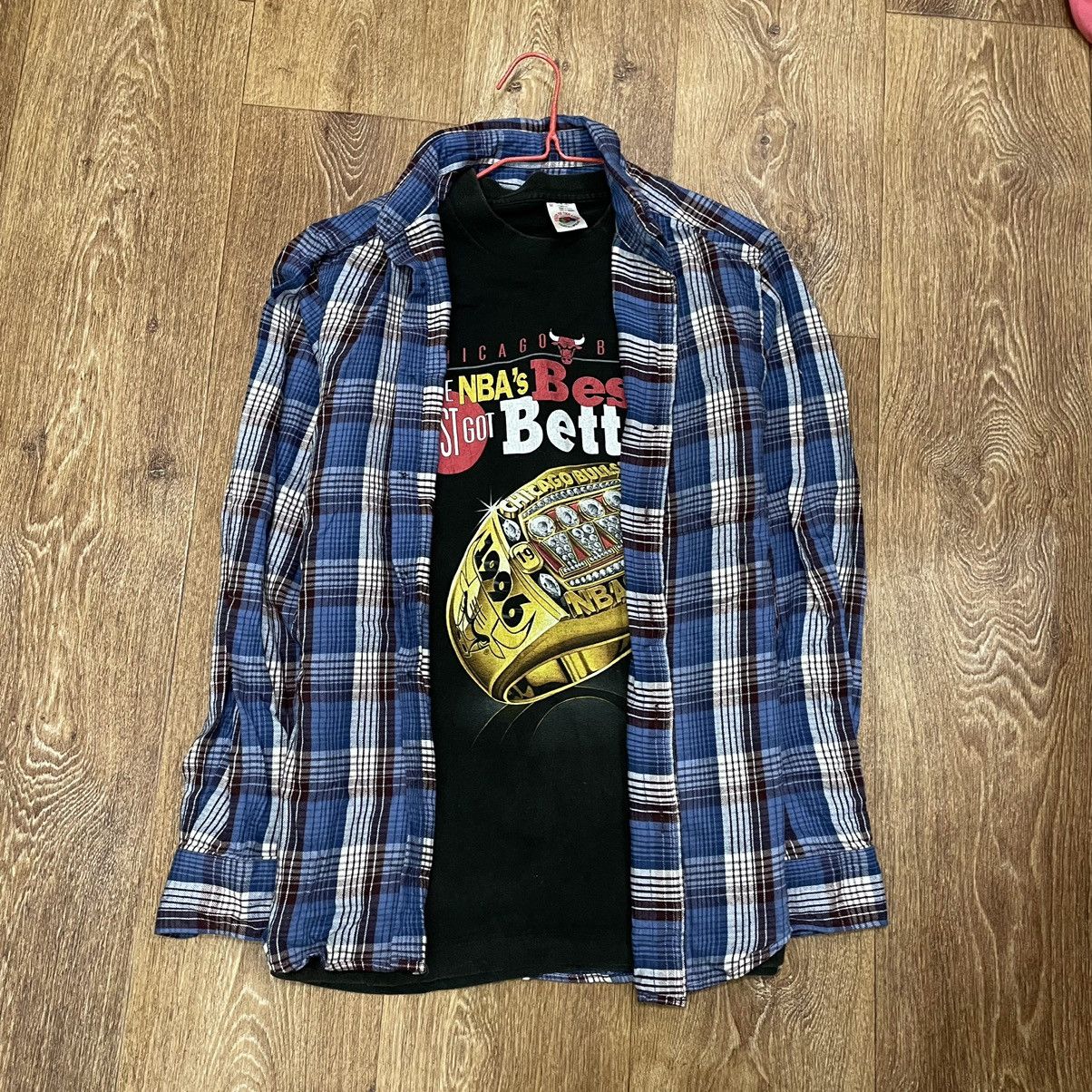 Vintage Vintage 90s Graphic Tee NBA Basketball Streetwear Black S Size US S / EU 44-46 / 1 - 1 Thumbnail