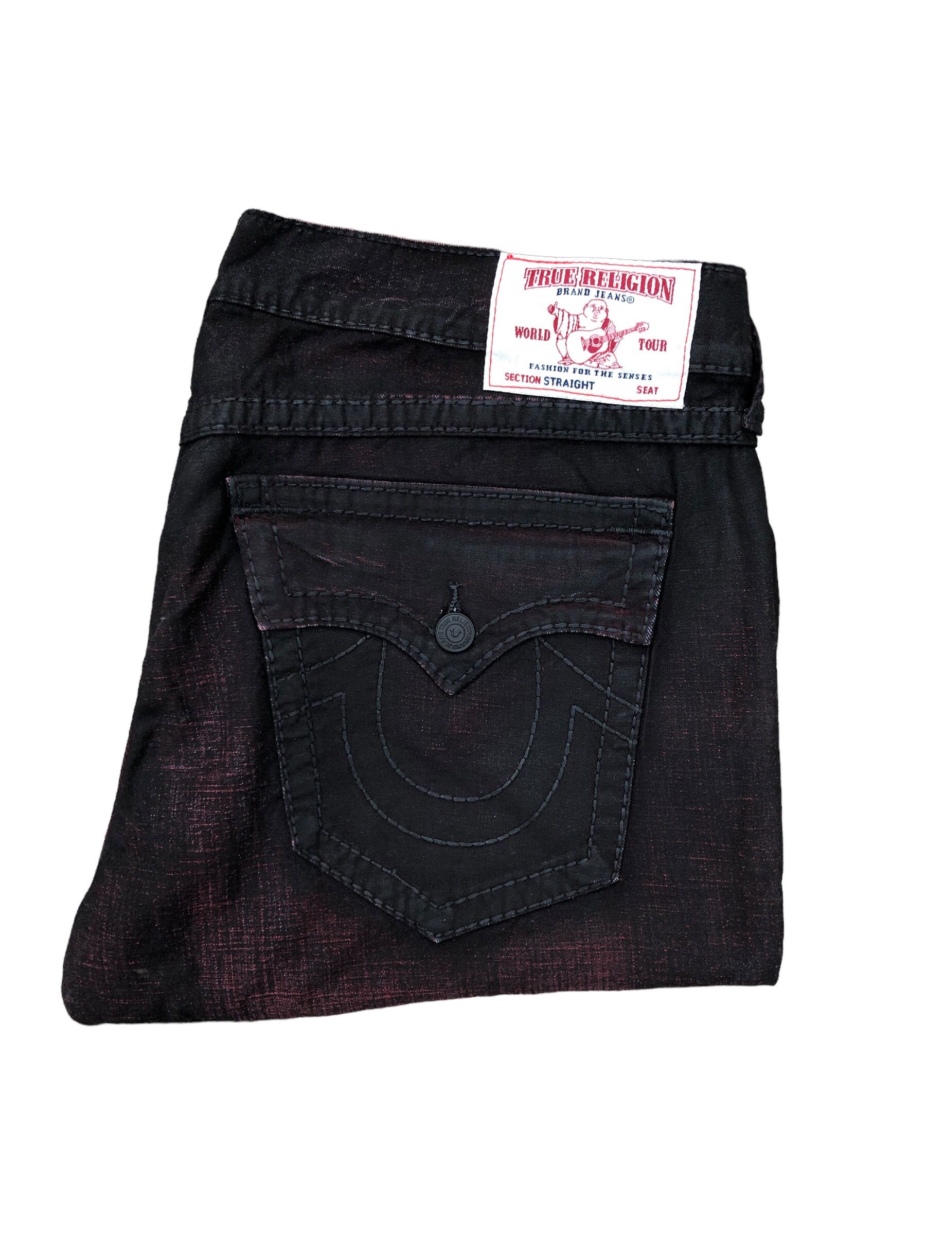 True Religion × Vintage Vintage True Religion Jeans Size 40 STRAIGHT Red Size US 40 / EU 56 - 1 Thumbnail