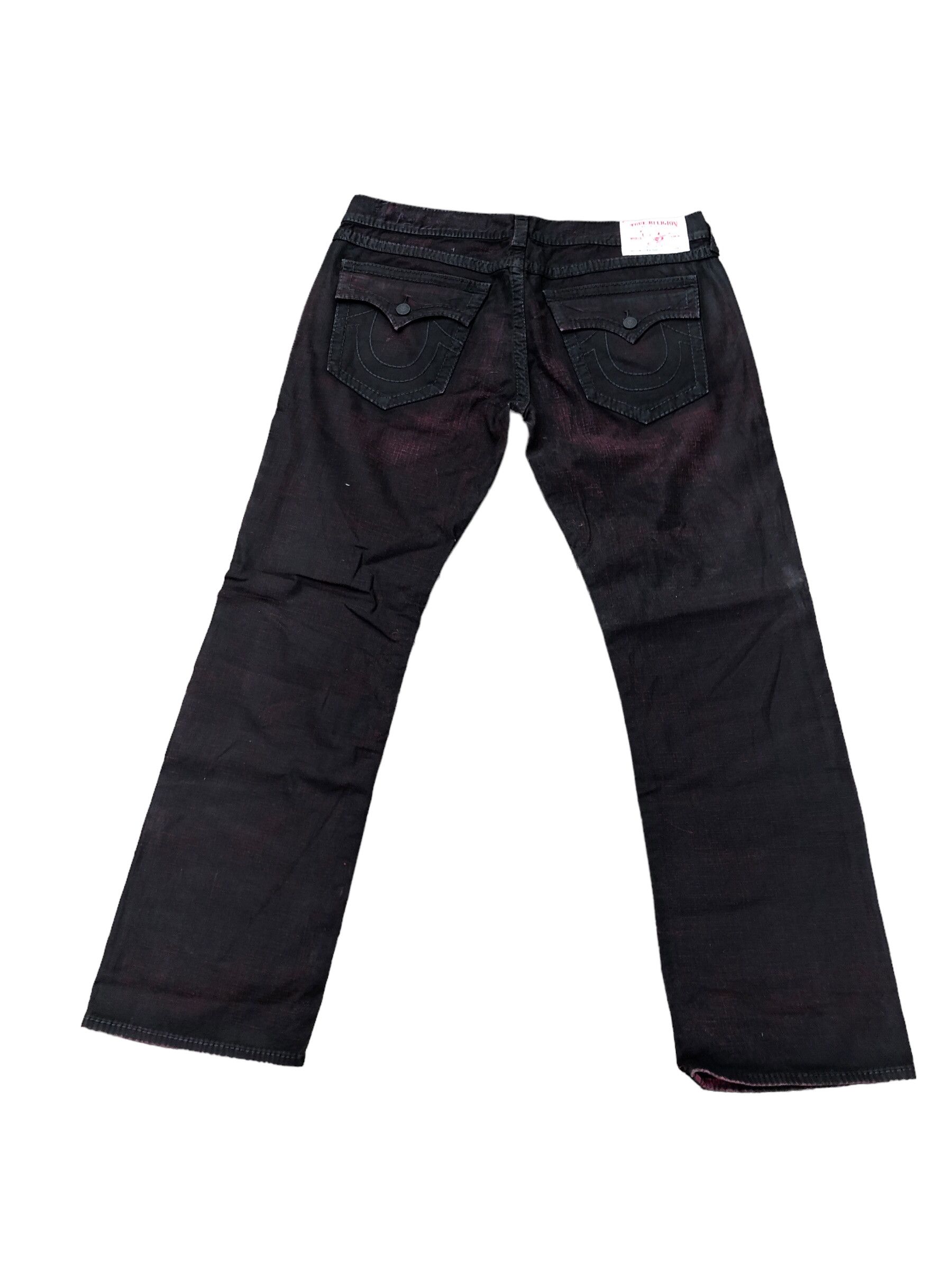 True Religion × Vintage Vintage True Religion Jeans Size 40 STRAIGHT Red Size US 40 / EU 56 - 4 Thumbnail