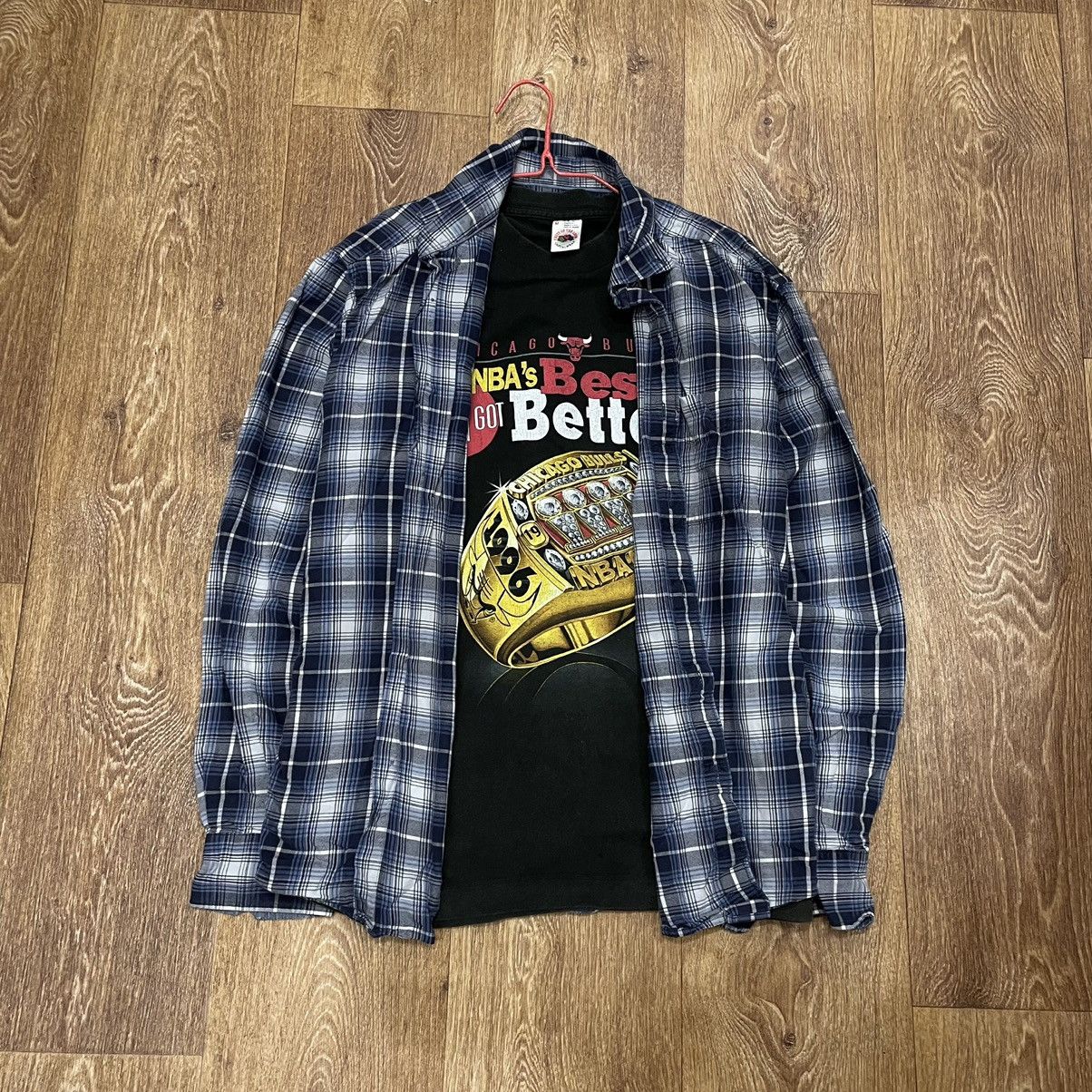 Vintage Vintage 90s Plaid Shirt Oversized Grunge Skate Style Logo XL Size US XL / EU 56 / 4 - 1 Thumbnail