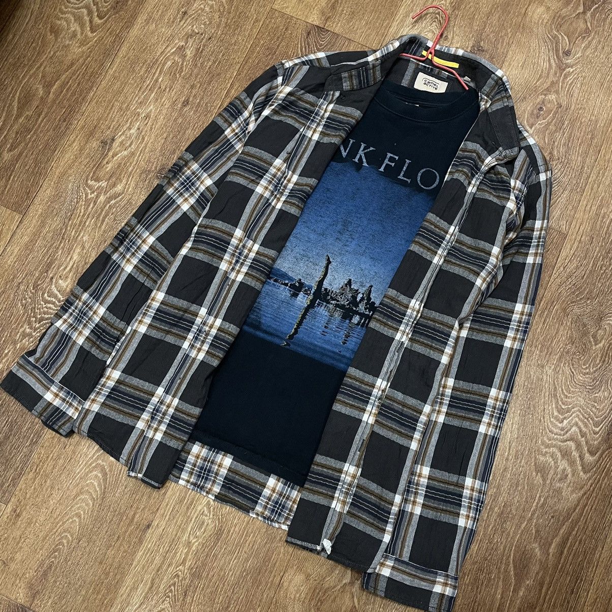 Vintage Vintage 90s Plaid Shirt Graphic Tee Layering Streetwear XXL Size US XXL / EU 58 / 5 - 2 Thumbnail