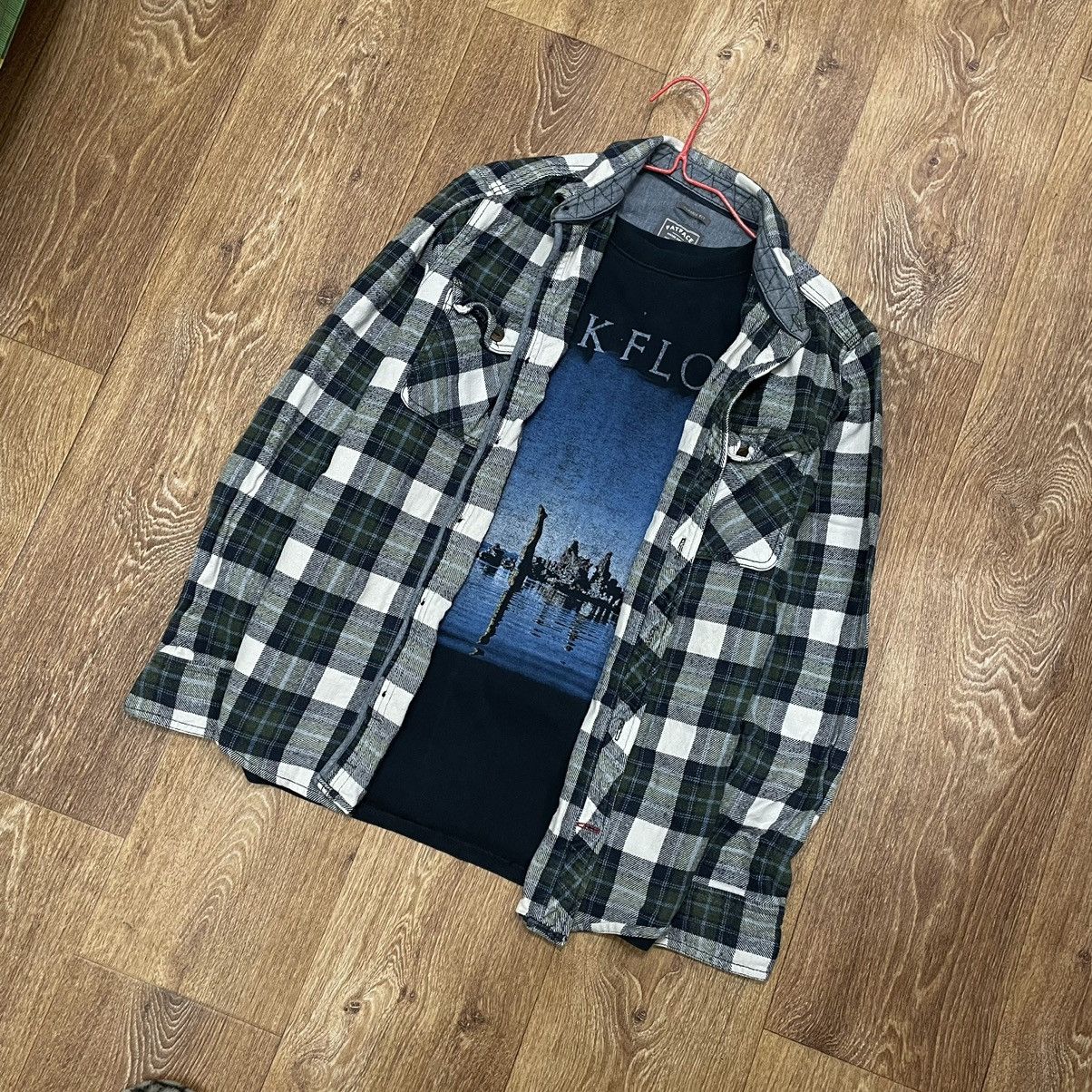 Vintage Vintage Y2K Plaid Shirt Jacket Oversized Grunge Streetwear M Size US M / EU 48-50 / 2 - 3 Thumbnail