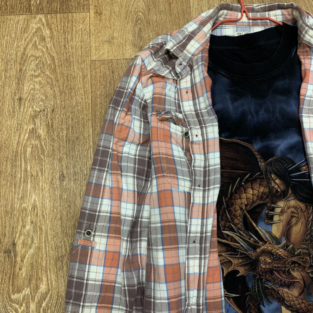 Vintage Vintage 90s Checkered Shirt Grunge Oversized Layering Logo M Size US M / EU 48-50 / 2 - 4 Thumbnail