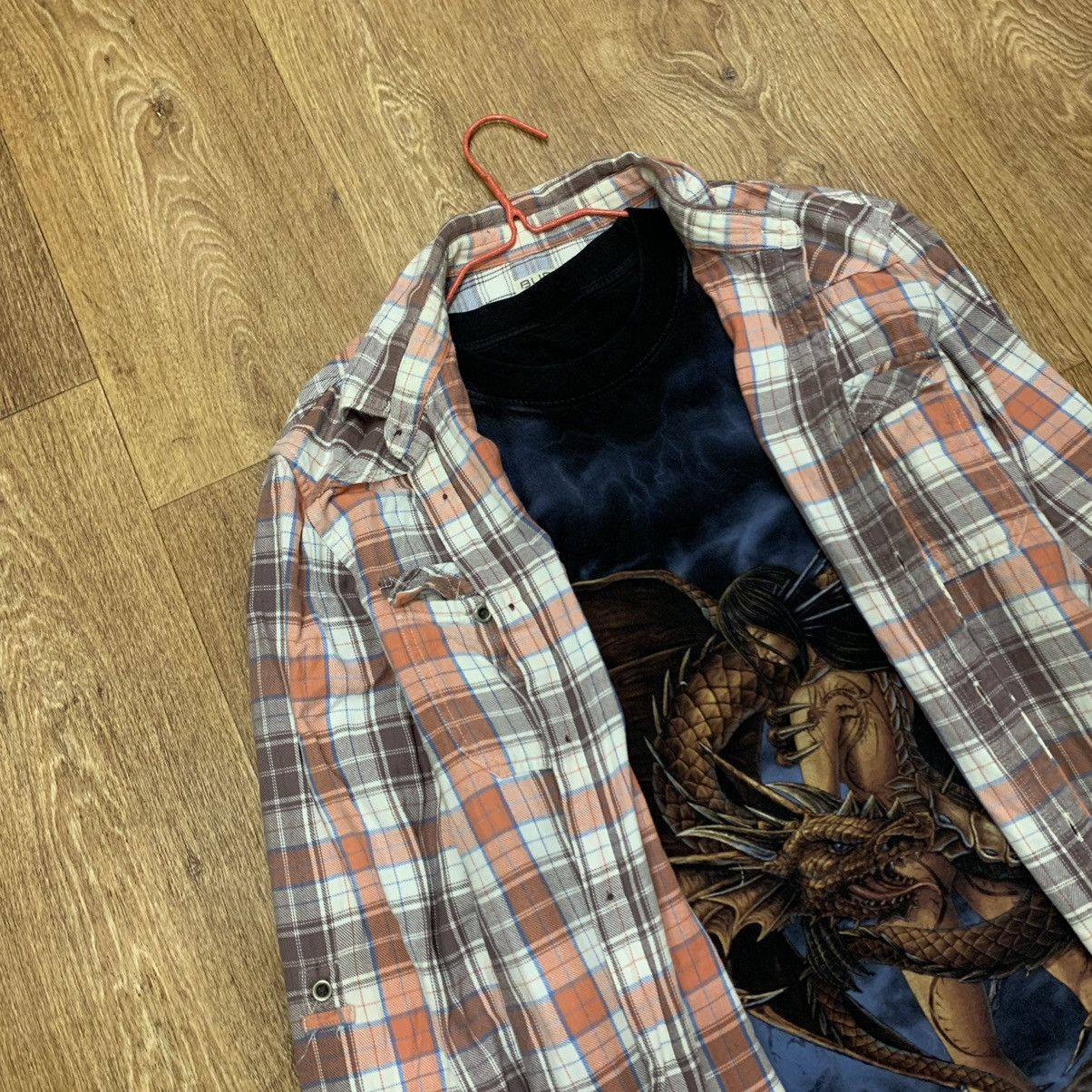 Vintage Vintage 90s Checkered Shirt Grunge Oversized Layering Logo M Size US M / EU 48-50 / 2 - 5 Thumbnail