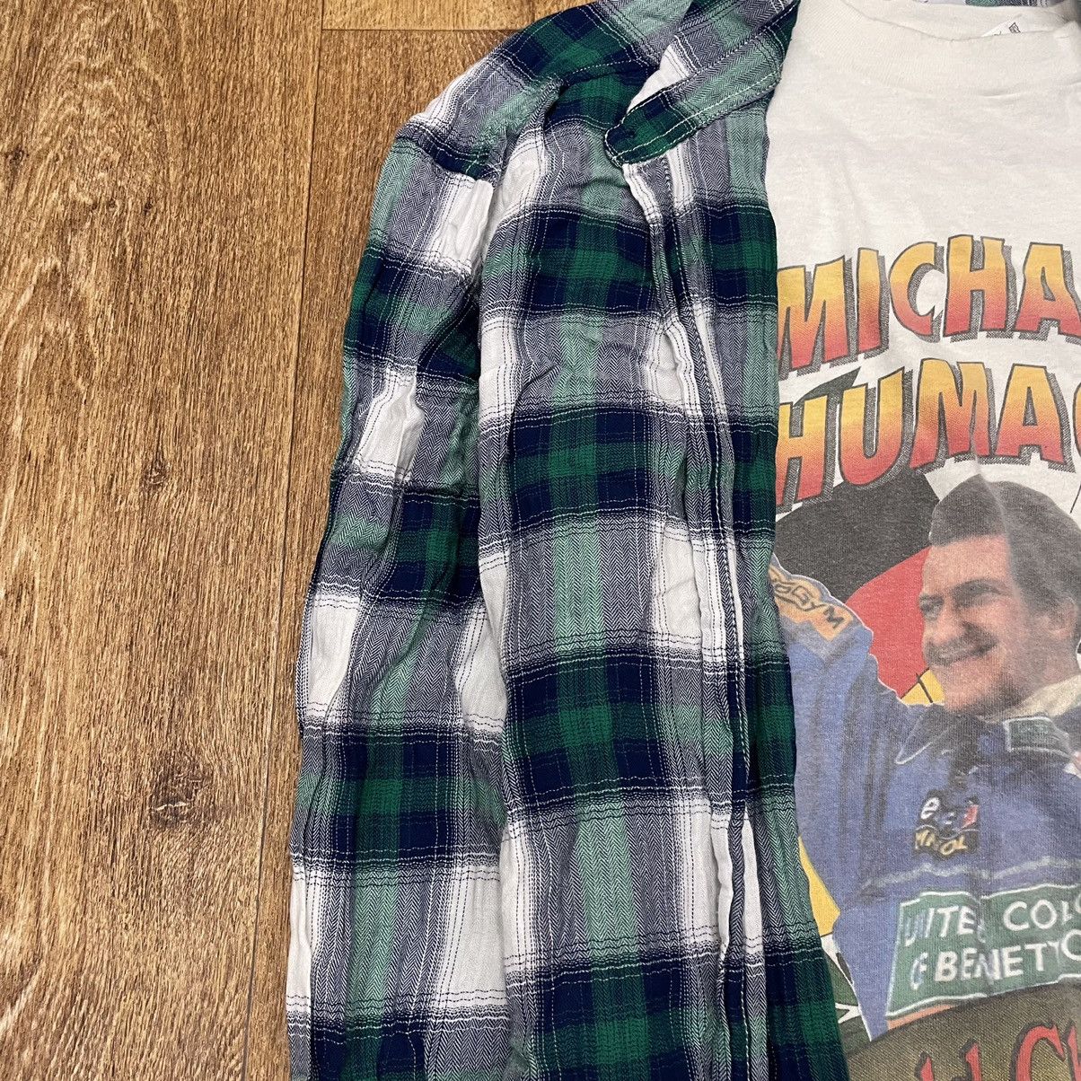 Vintage Vintage 90s Checkered Shirt Grunge Streetwear Oversized XXL Size US XXL / EU 58 / 5 - 4 Thumbnail