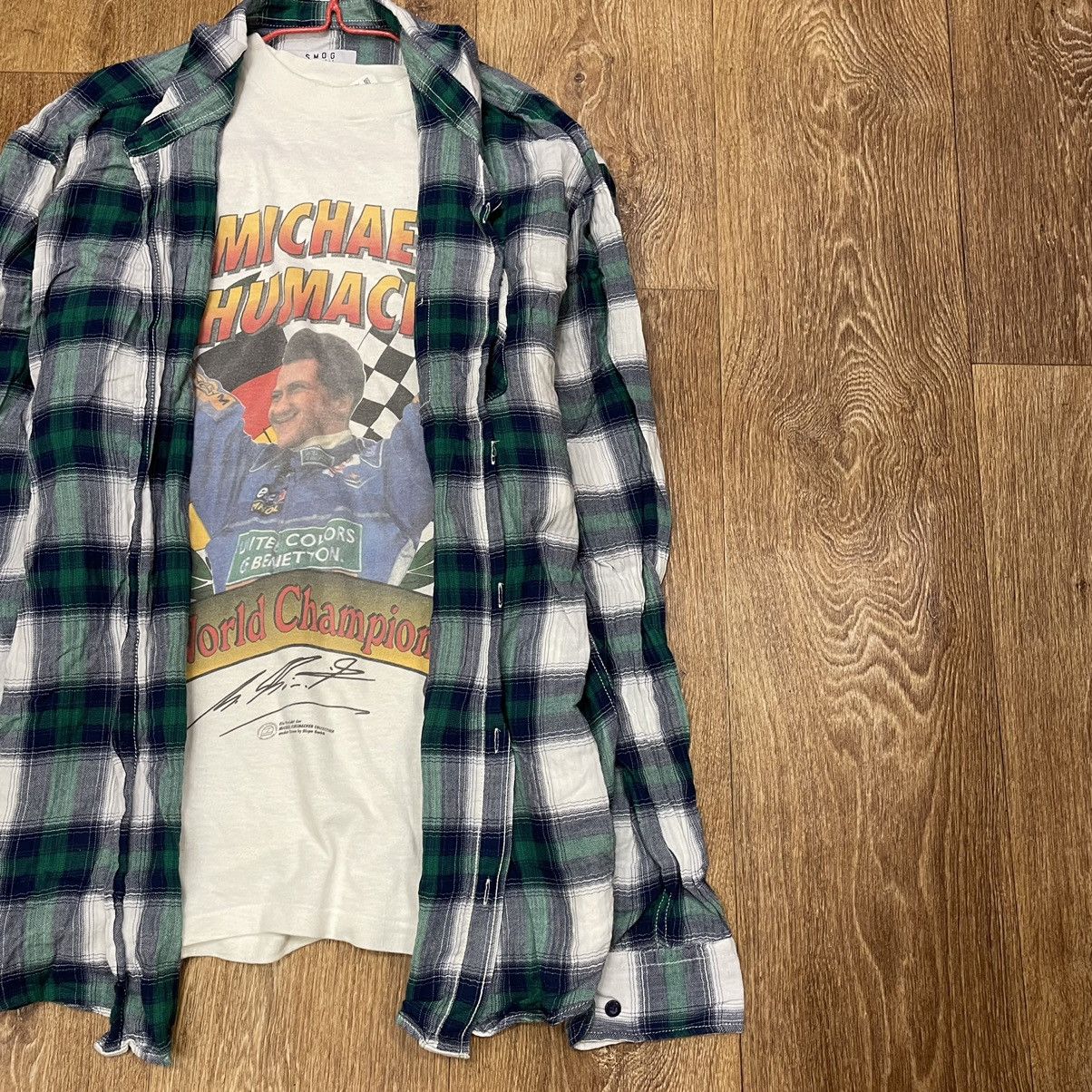 Vintage Vintage 90s Checkered Shirt Grunge Streetwear Oversized XXL Size US XXL / EU 58 / 5 - 2 Thumbnail