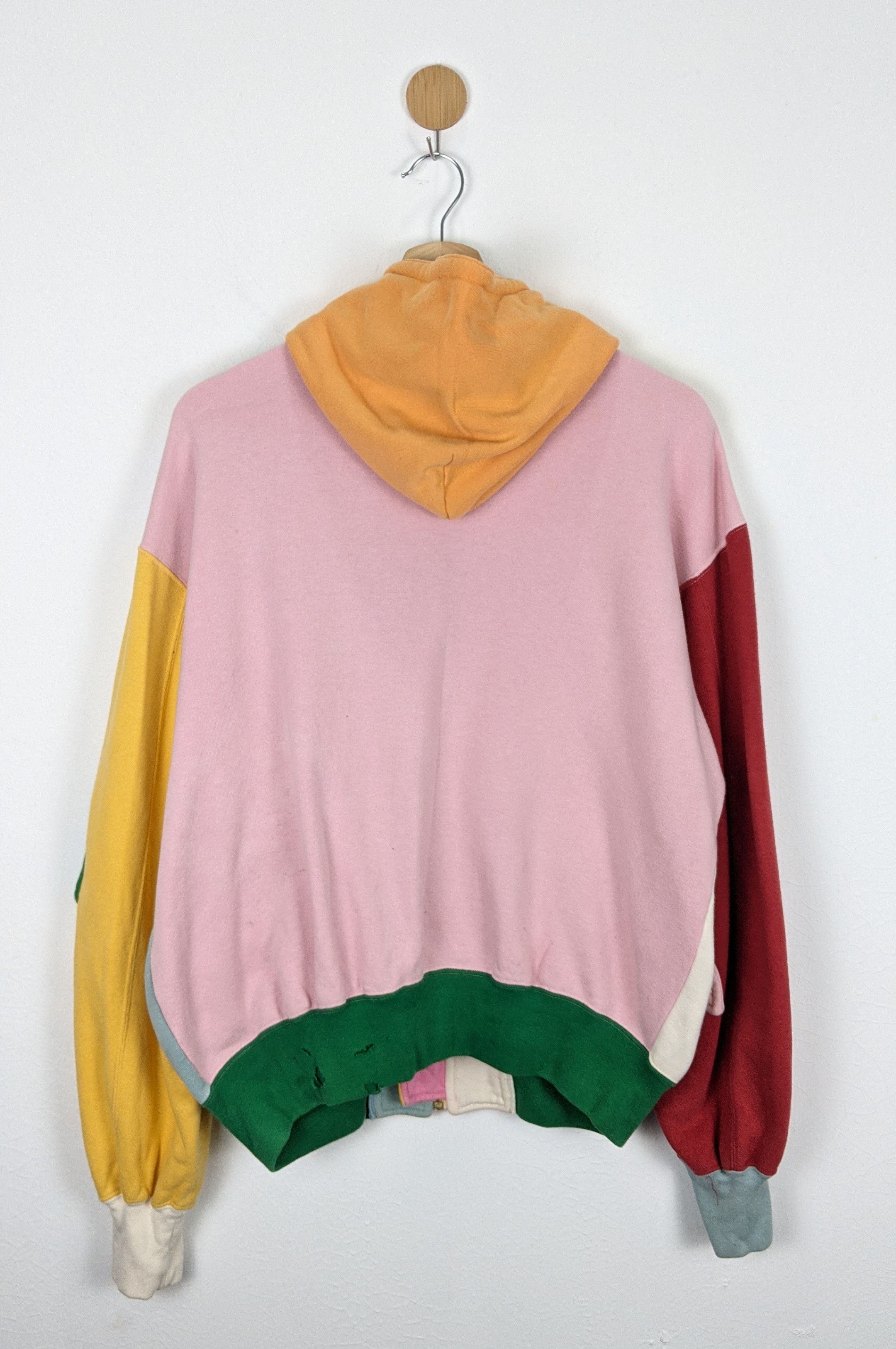 Karl Helmut Karl Helmut Multicolour colour block hoodie sweater Size US XL / EU 56 / 4 - 2 Thumbnail