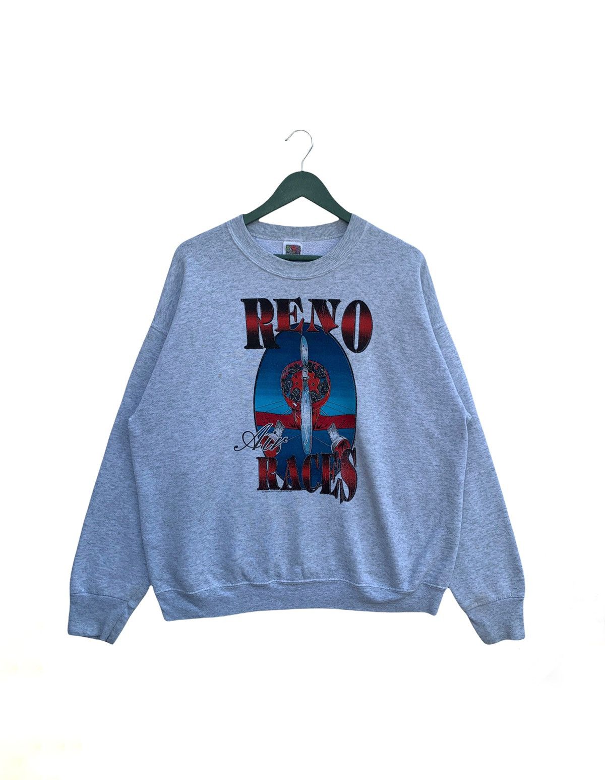 Fruit Of The Loom × Vintage Vintage 1996 Reno Air Races Sweatshirt Size US XL / EU 56 / 4 - 1 Thumbnail