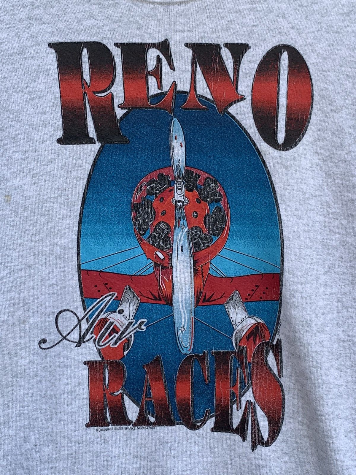 Fruit Of The Loom × Vintage Vintage 1996 Reno Air Races Sweatshirt Size US XL / EU 56 / 4 - 3 Thumbnail