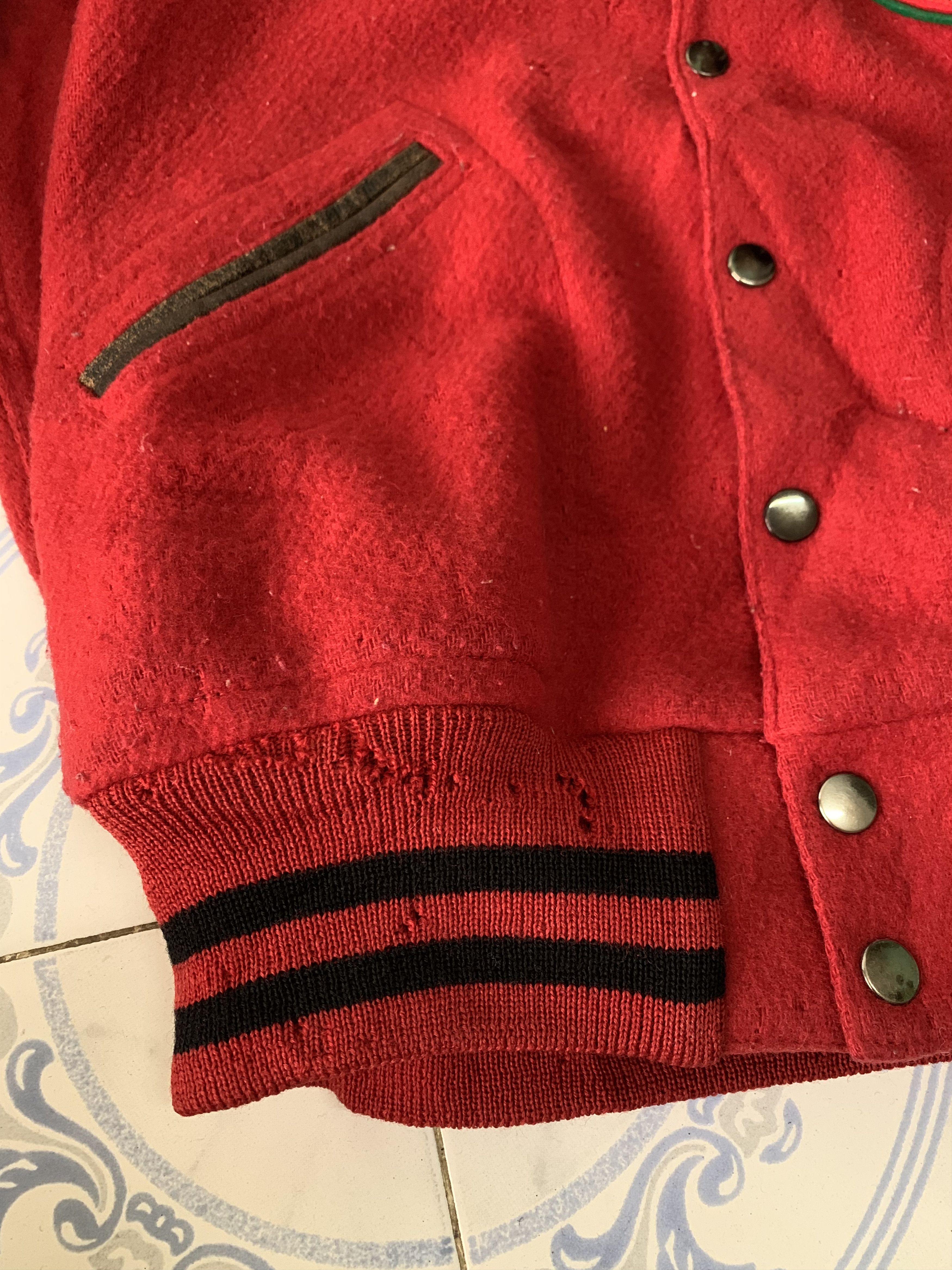 BIGI Vtg Bigi Varsity Jacket Leather Sleeve Aerodrome Size US M / EU 48-50 / 2 - 11 Thumbnail