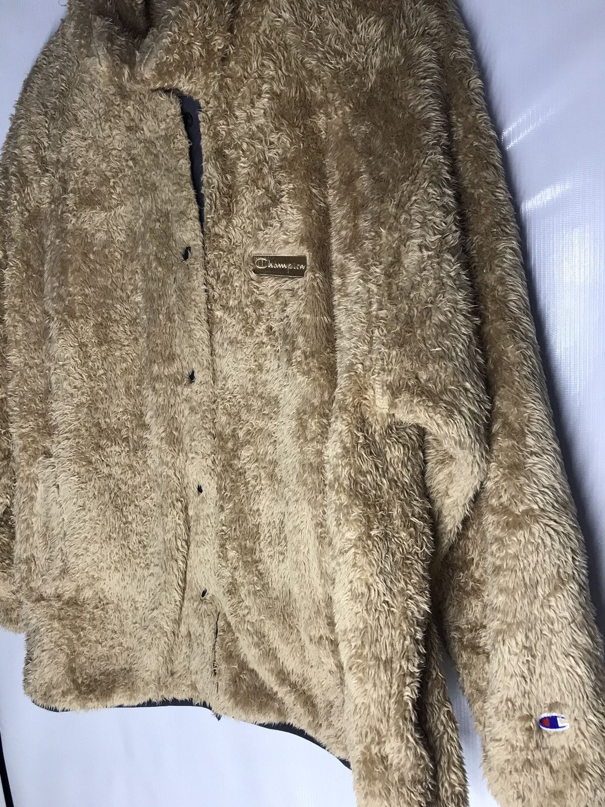 Champion Champion fleece snap button sweatshirt Size US L / EU 52-54 / 3 - 4 Thumbnail