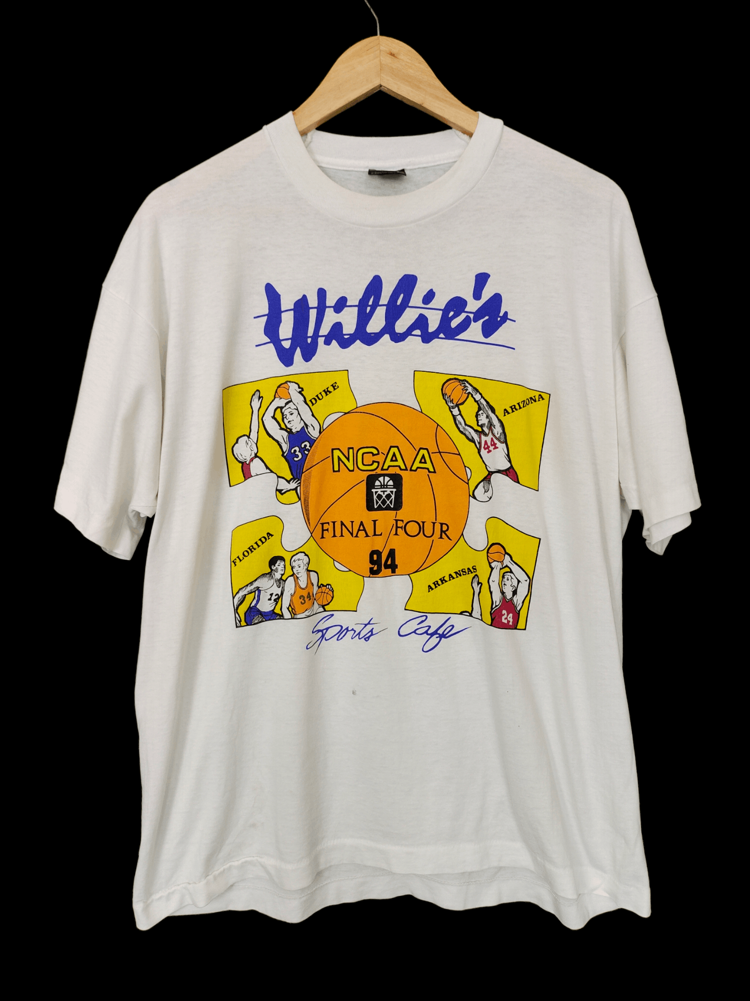 NCAA Vintage 90s NCAA Final Four 1994 Promo T-Shirt Size US XL / EU 56 / 4 - 1 Thumbnail