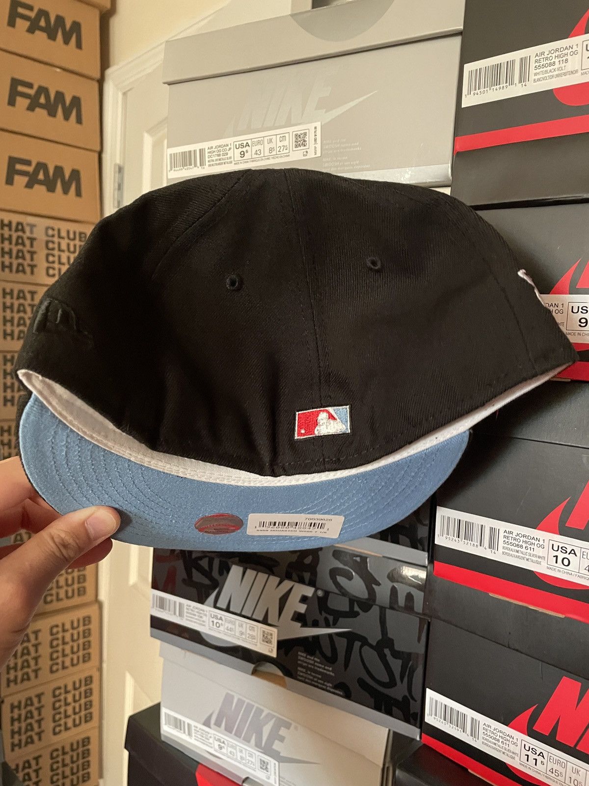 MLB × New Era 7 1/8 Black Icy Houston Astros 2005 World Series Cap City Size ONE SIZE - 5 Thumbnail