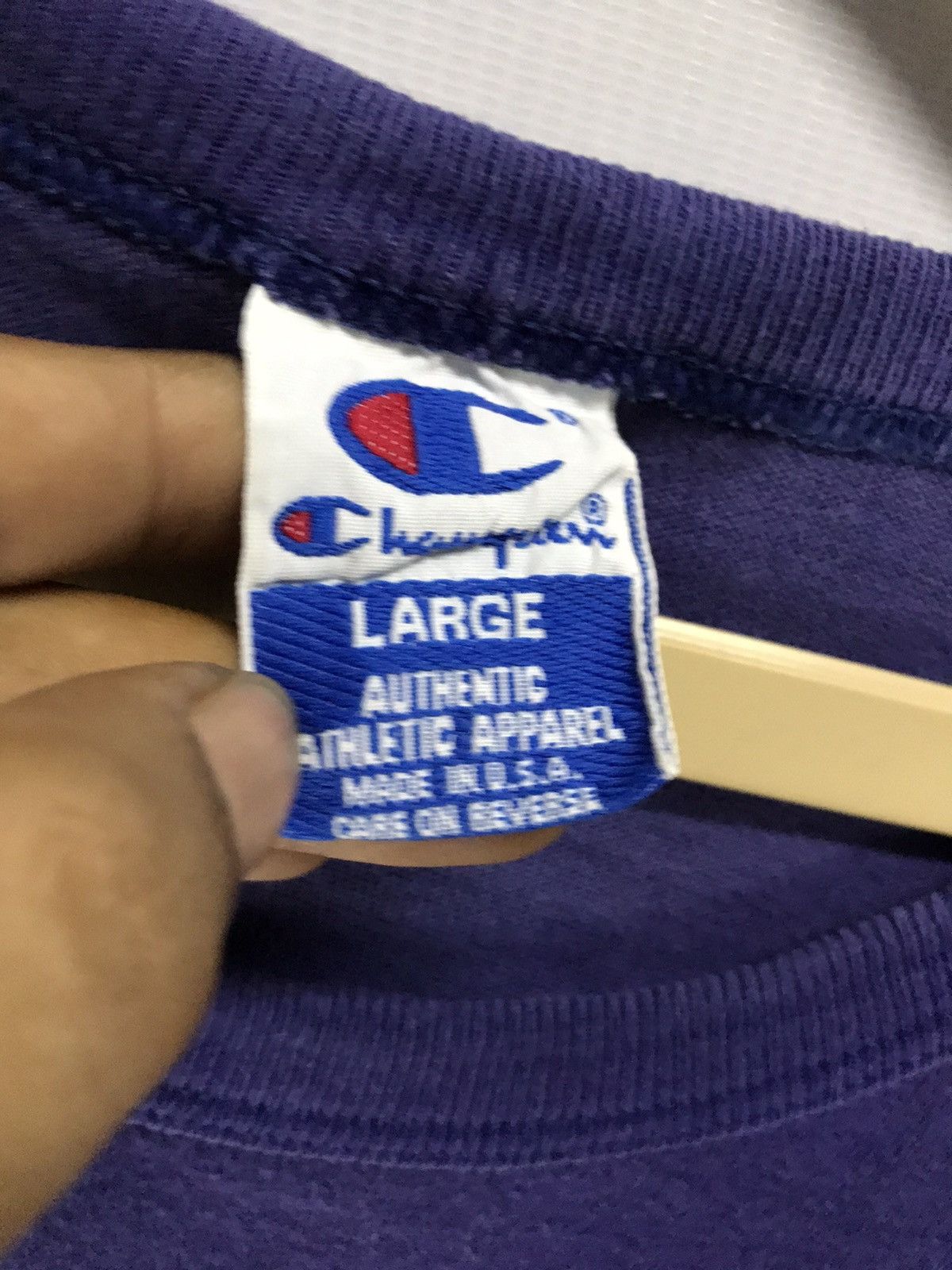 Champion × Vintage Vintage champion spellout tshirt Size US L / EU 52-54 / 3 - 3 Thumbnail
