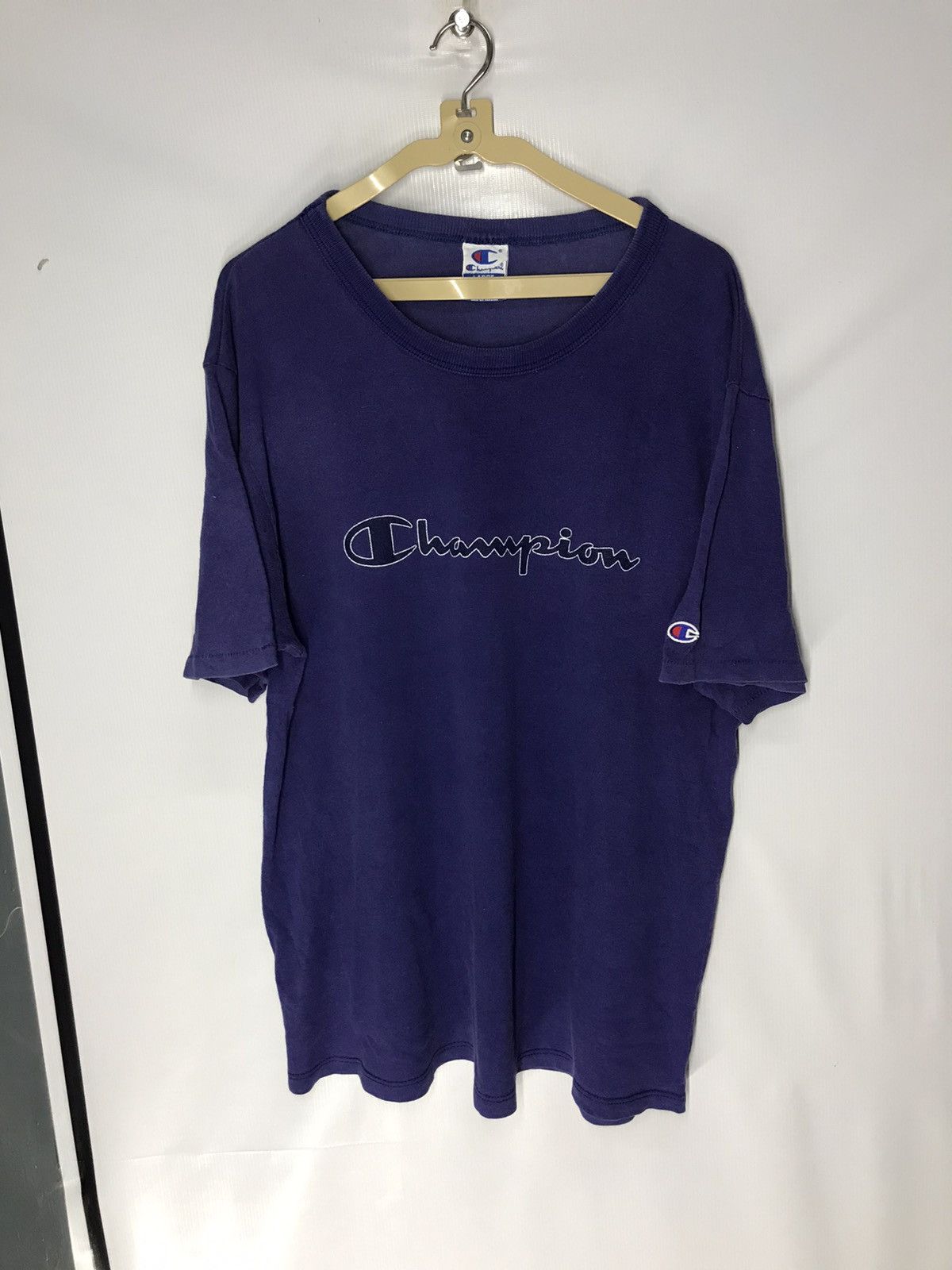 Champion × Vintage Vintage champion spellout tshirt Size US L / EU 52-54 / 3 - 6 Thumbnail
