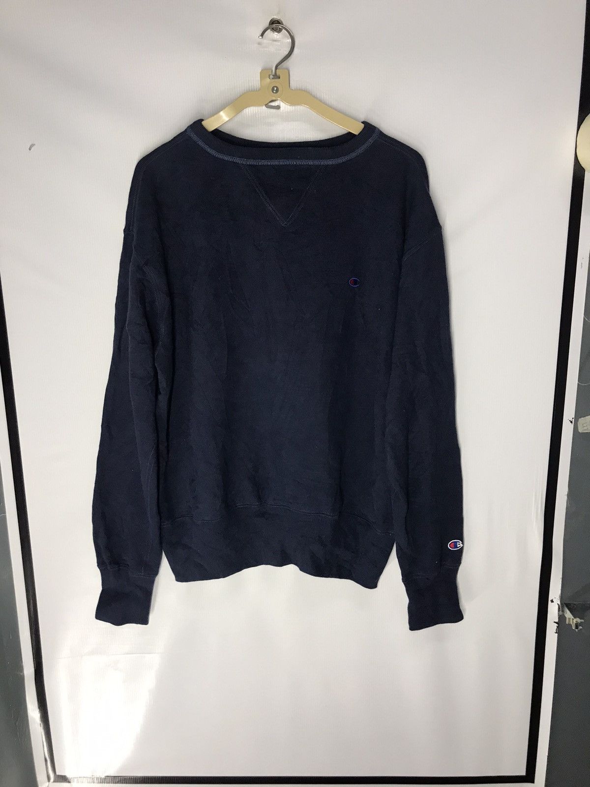 Champion Champion small embroidered logo crewneck sweatshirt Size US L / EU 52-54 / 3 - 5 Thumbnail