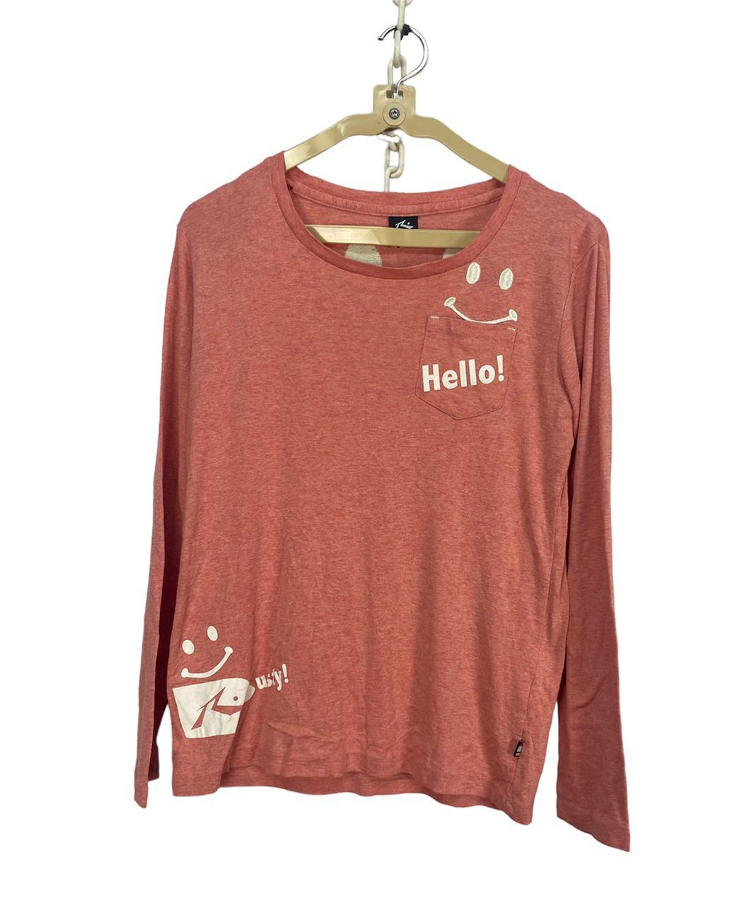 Rusty Rusty spellout long sleeve tshirt Size M / US 6-8 / IT 42-44 - 1 Thumbnail